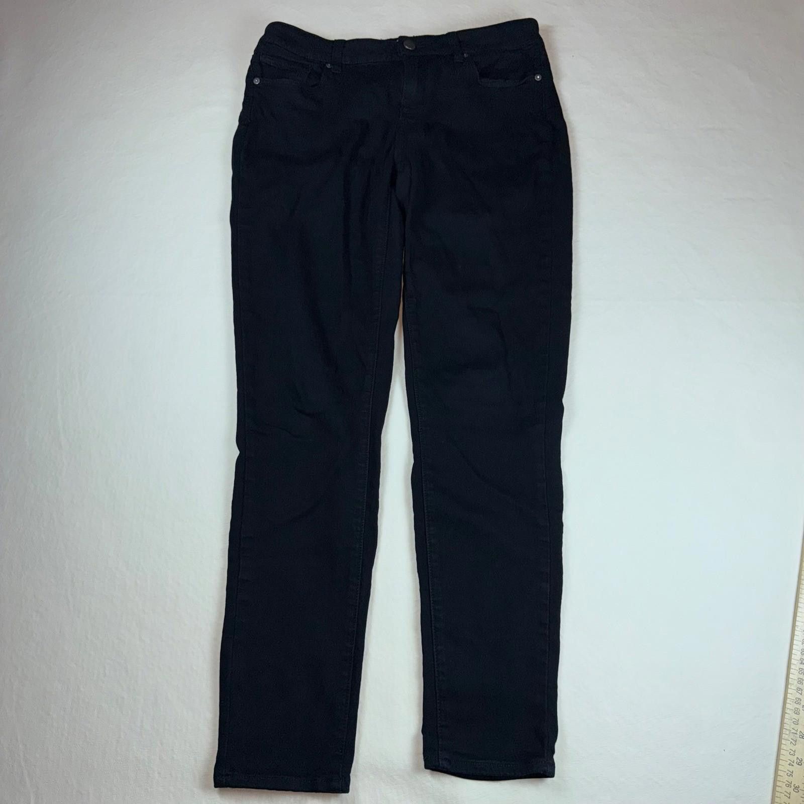 Paige Paige Verdugo Ultra Skinny Jeans Black Mid Rise Stretch 29 Size 29" - 2 Thumbnail
