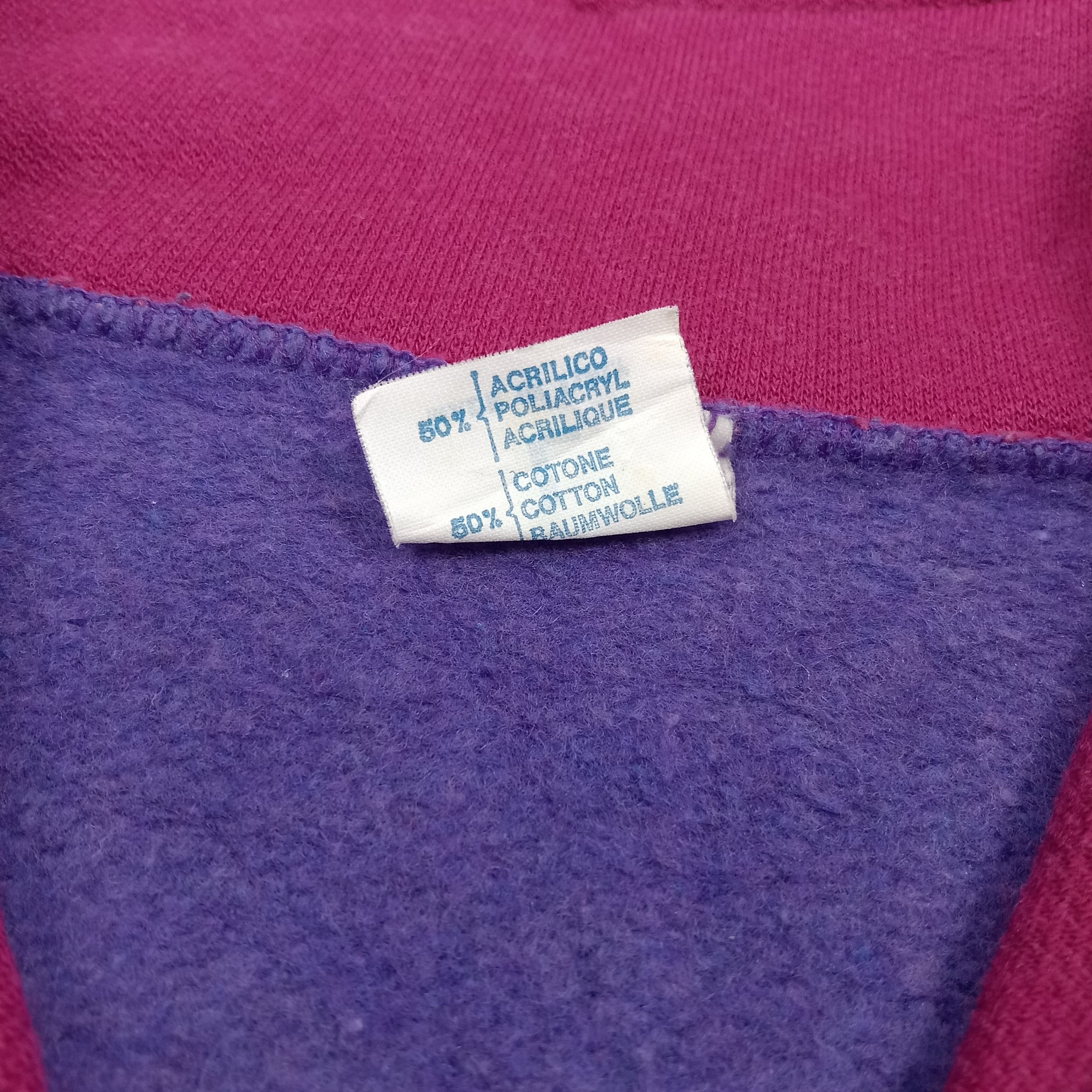 Vintage 90s Blue Ocean Polo Collar Pullover C268N14 Size US L / EU 52-54 / 3 - 5 Thumbnail