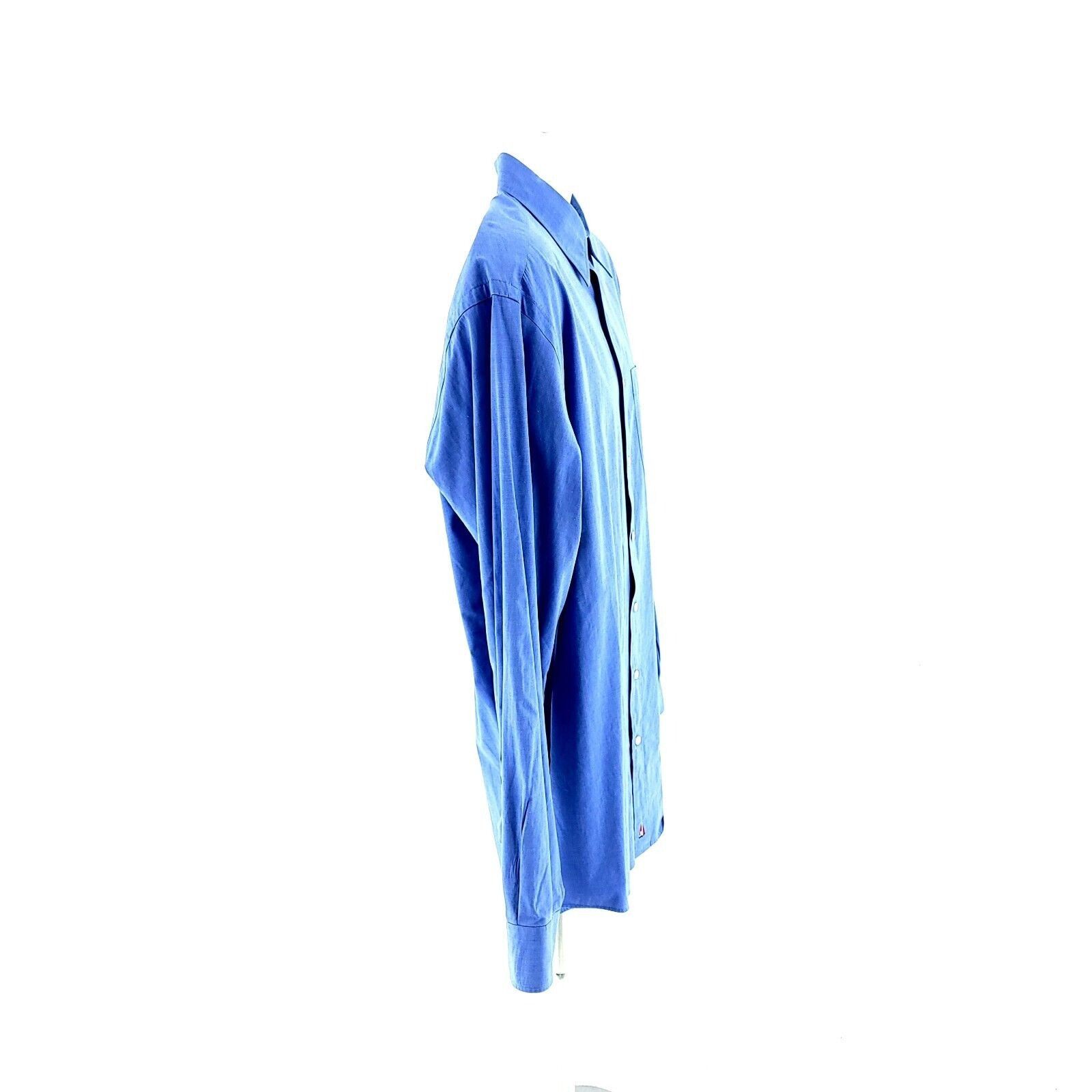 Nordstrom Nordstrom Relaxed Classic Blue 16-36 Pocket Front Collared D Size US M / EU 48-50 / 2 - 7 Thumbnail