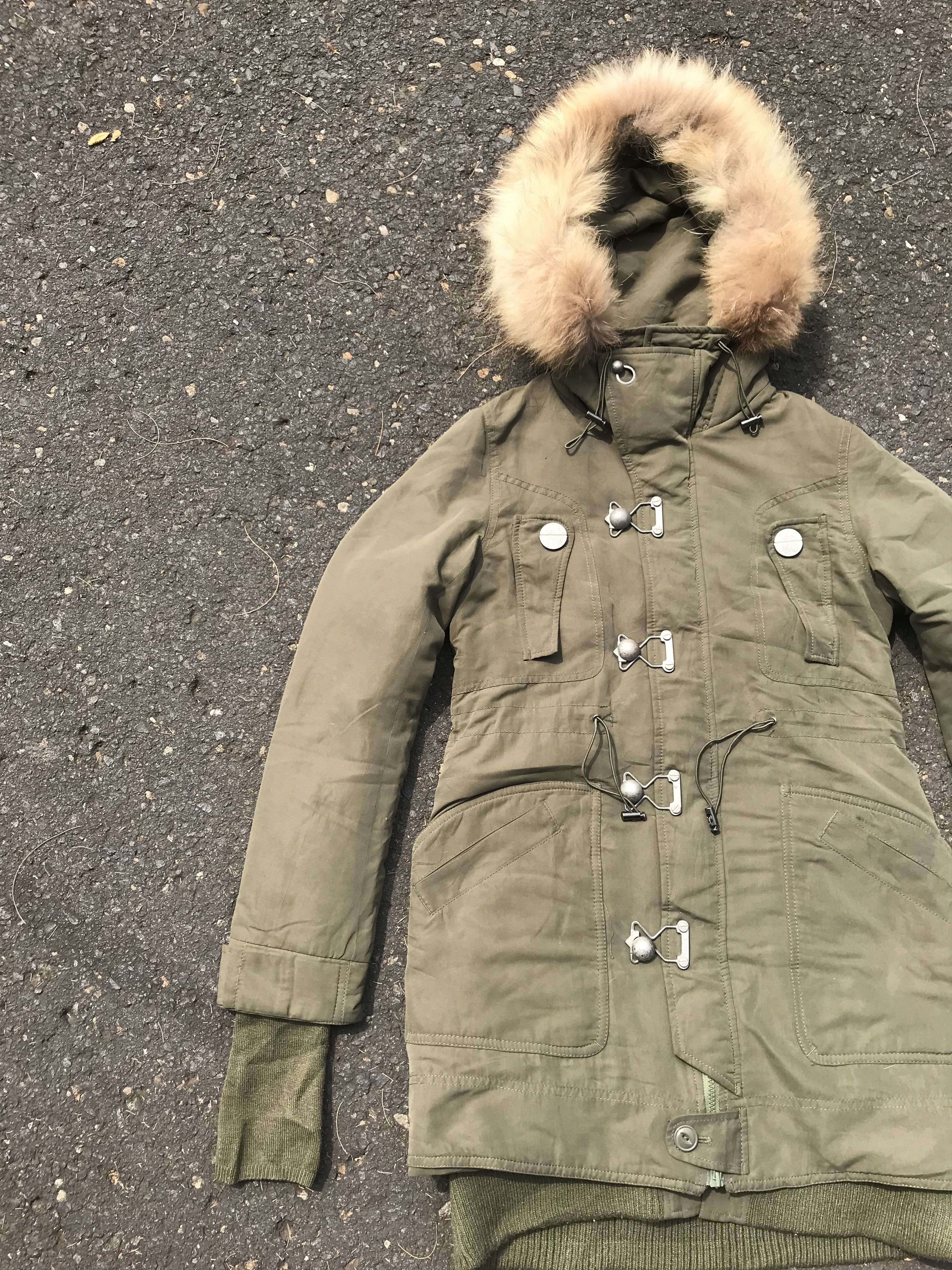14th Addiction × If Six Was Nine × Le Grande Bleu (L.G.B.) Sly military racoon fur parka cargo like if six was nine Size US S / EU 44-46 / 1 - 2 Thumbnail