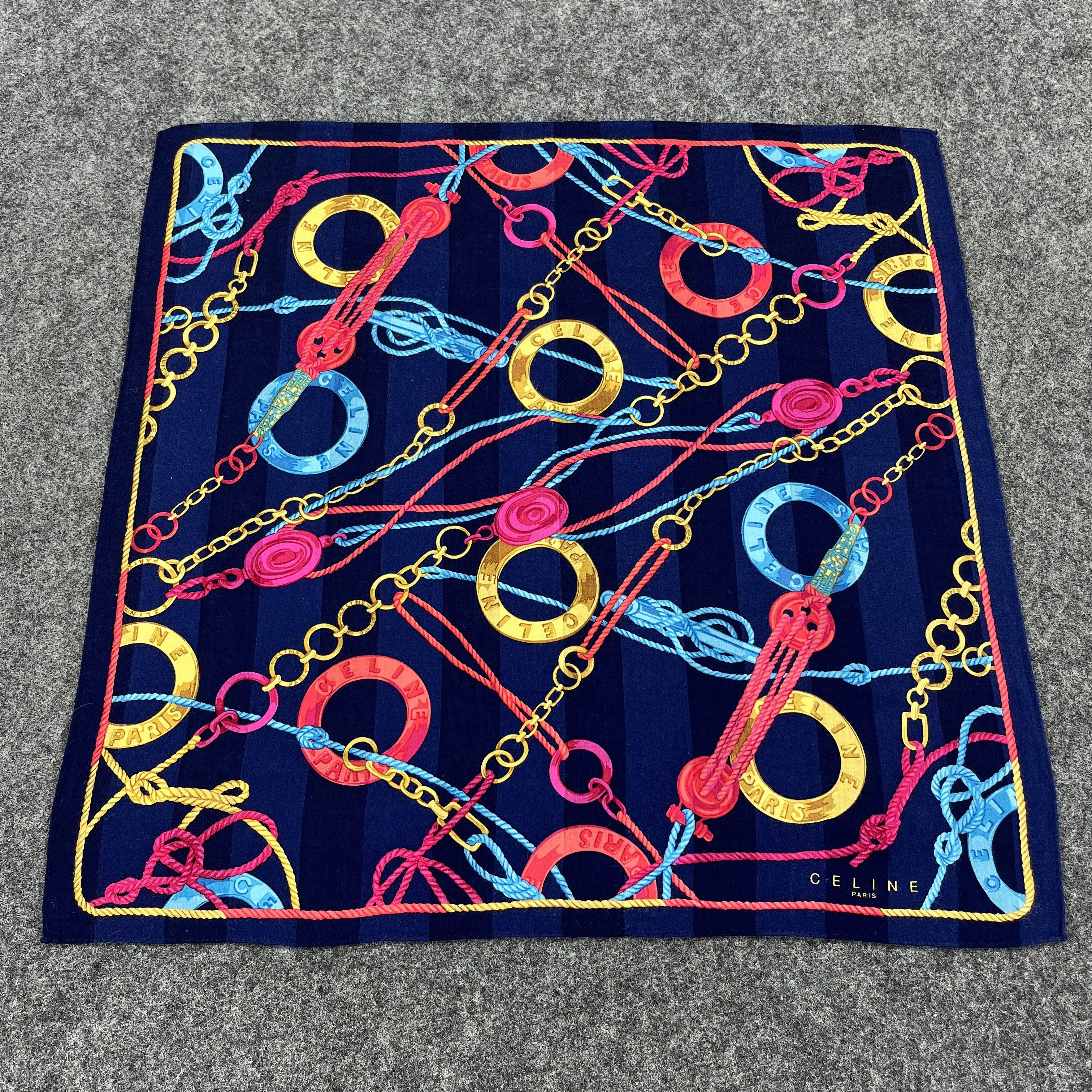 Celine Celine Handkerchief / Bandana / Neckerchief B251 Size ONE SIZE - 5 Thumbnail