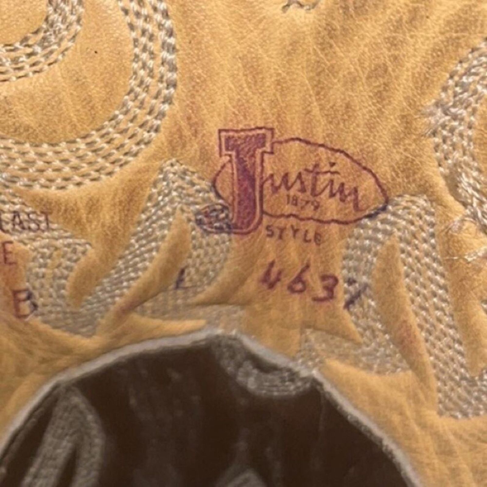 Justin Boots Vintage Justin Two-Toned Lizard Skin Boots Size US 6 / IT 36 - 7 Thumbnail