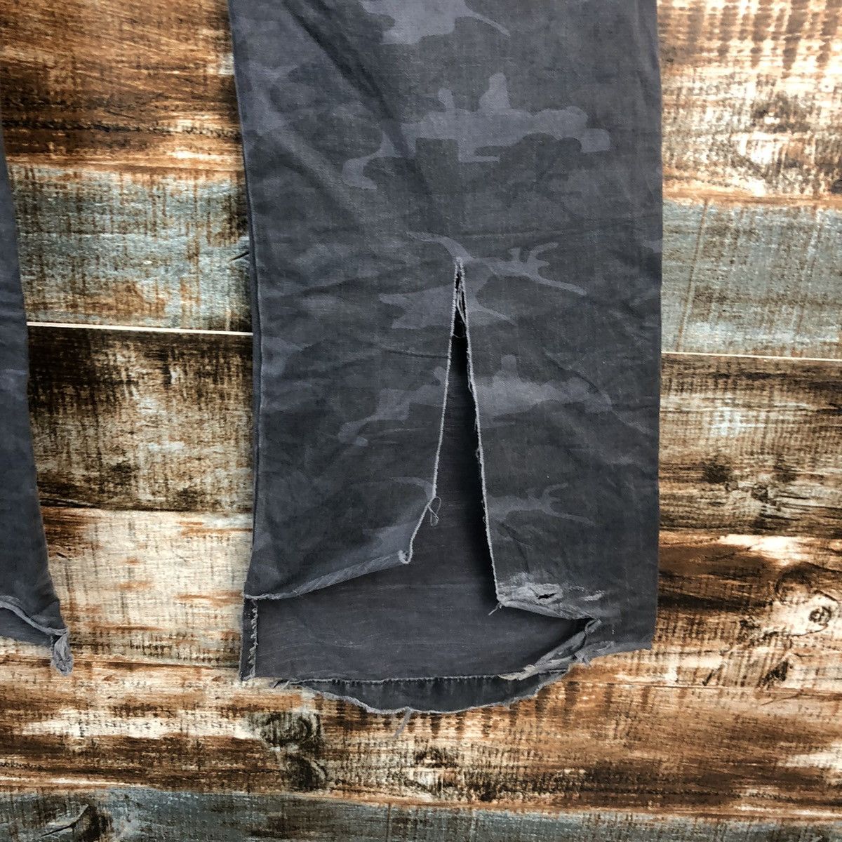 Japanese Brand DL Camo Gray Cargo Military utility Multipocket Pants #C638 Size US 29 - 22 Thumbnail
