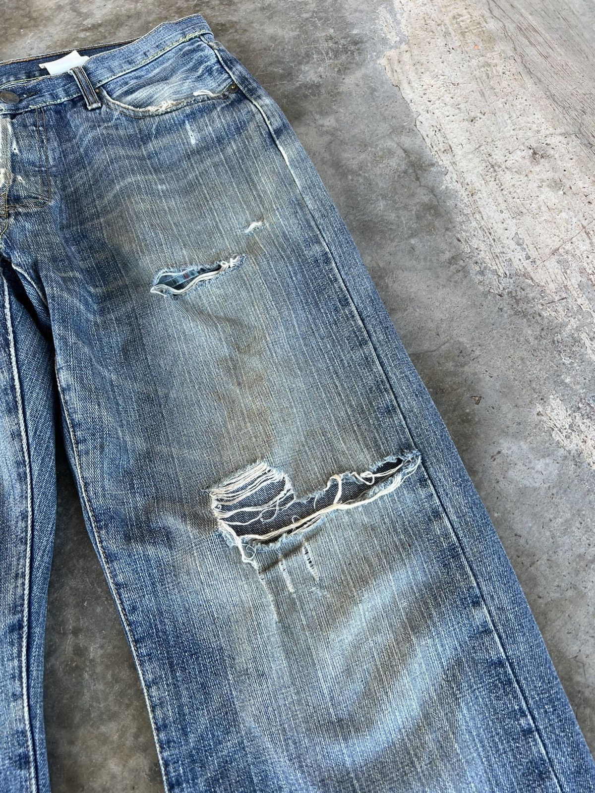 Abercrombie & Fitch Vintage Flare Abercrombie & Fitch Distress Jean Size US 32 / EU 48 - 10 Thumbnail