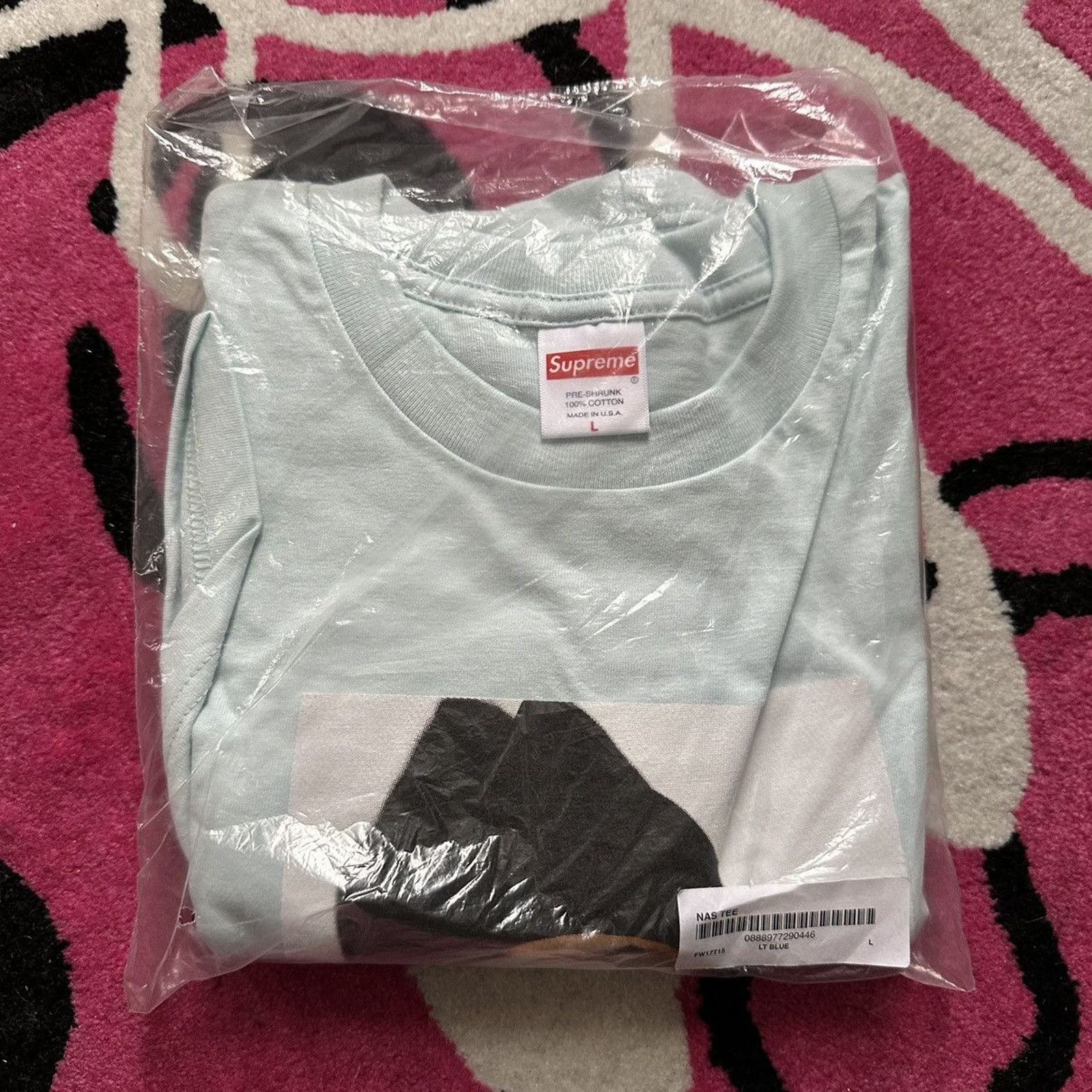 Supreme Supreme Nas T-Shirt FW17 – Size Large – Brand New Size US L / EU 52-54 / 3 - 2 Thumbnail