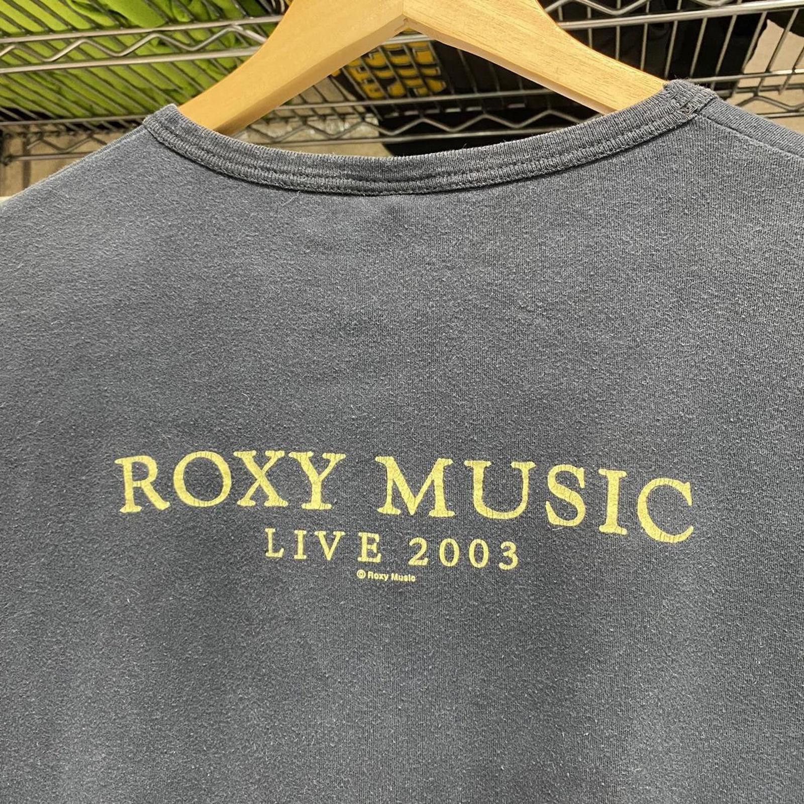 Band Tees vintage roxy music LIVE 2003 band tee Size US L / EU 52-54 / 3 - 4 Thumbnail