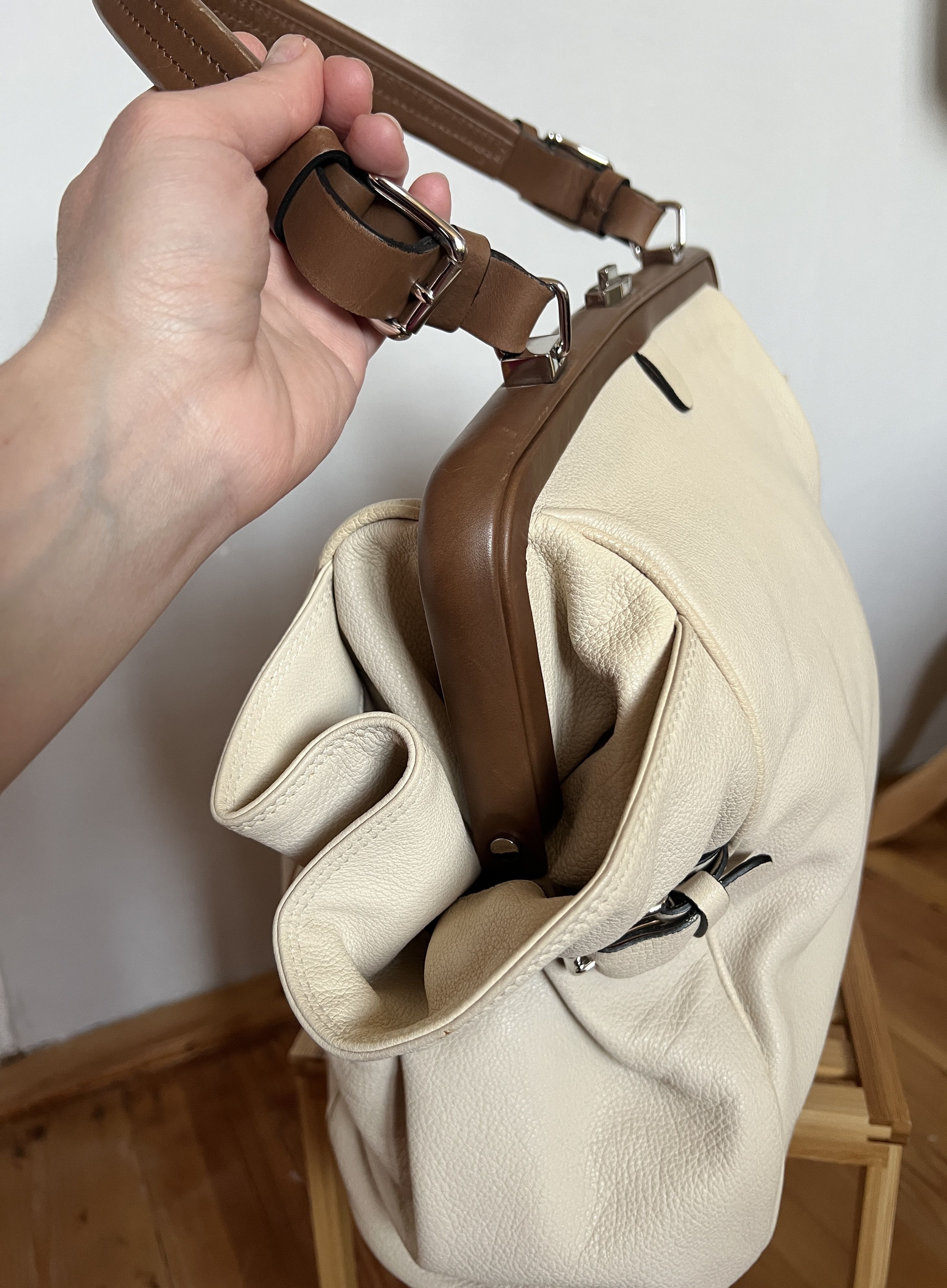 Marni Marni Frame Satchel Leather bag Size ONE SIZE - 4 Thumbnail