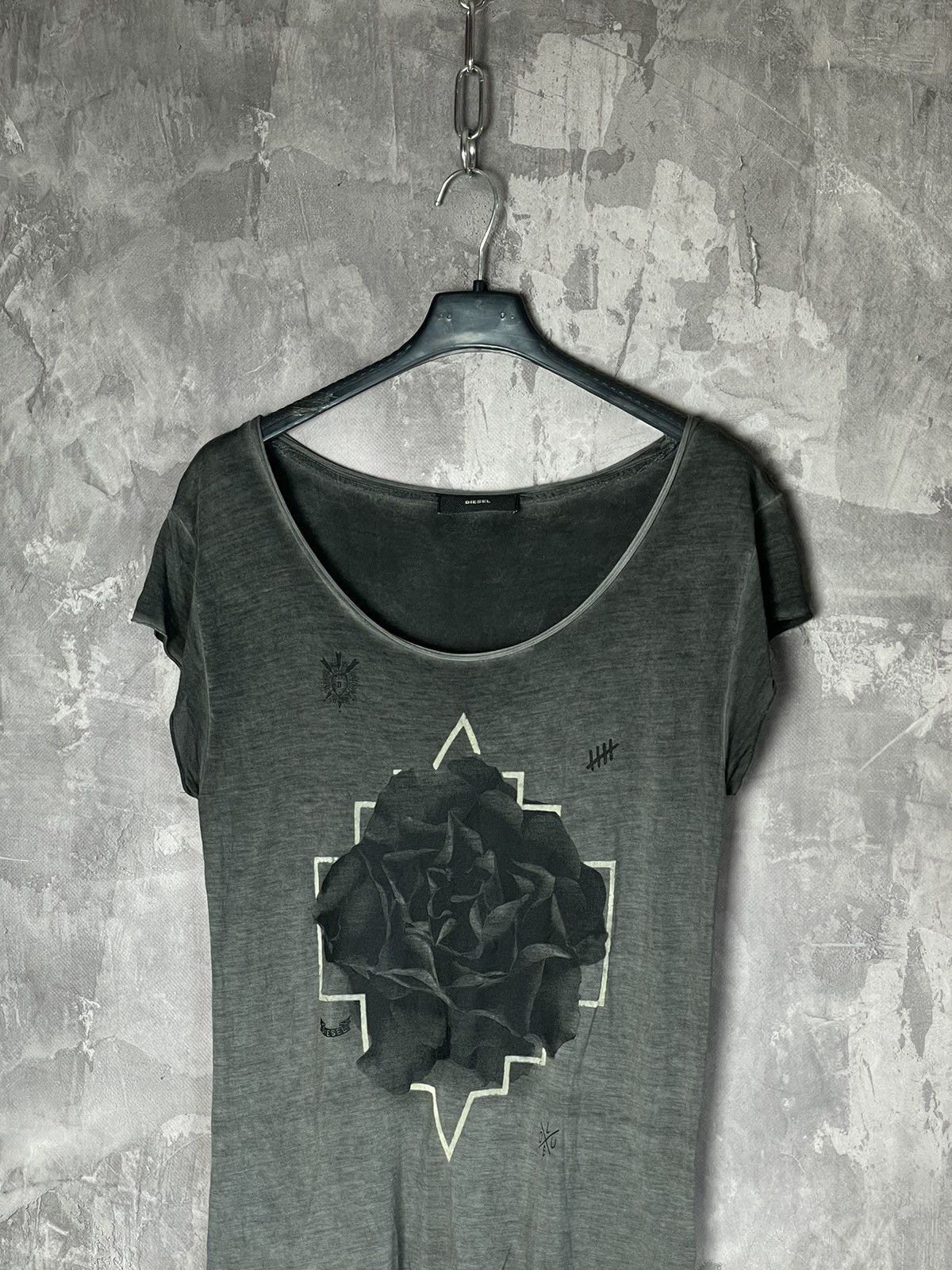 Diesel × Japanese Brand Diesel Vintage Distressed Grunge Faded Punk Y2K Tank Top Size M / US 6-8 / IT 42-44 - 2 Thumbnail