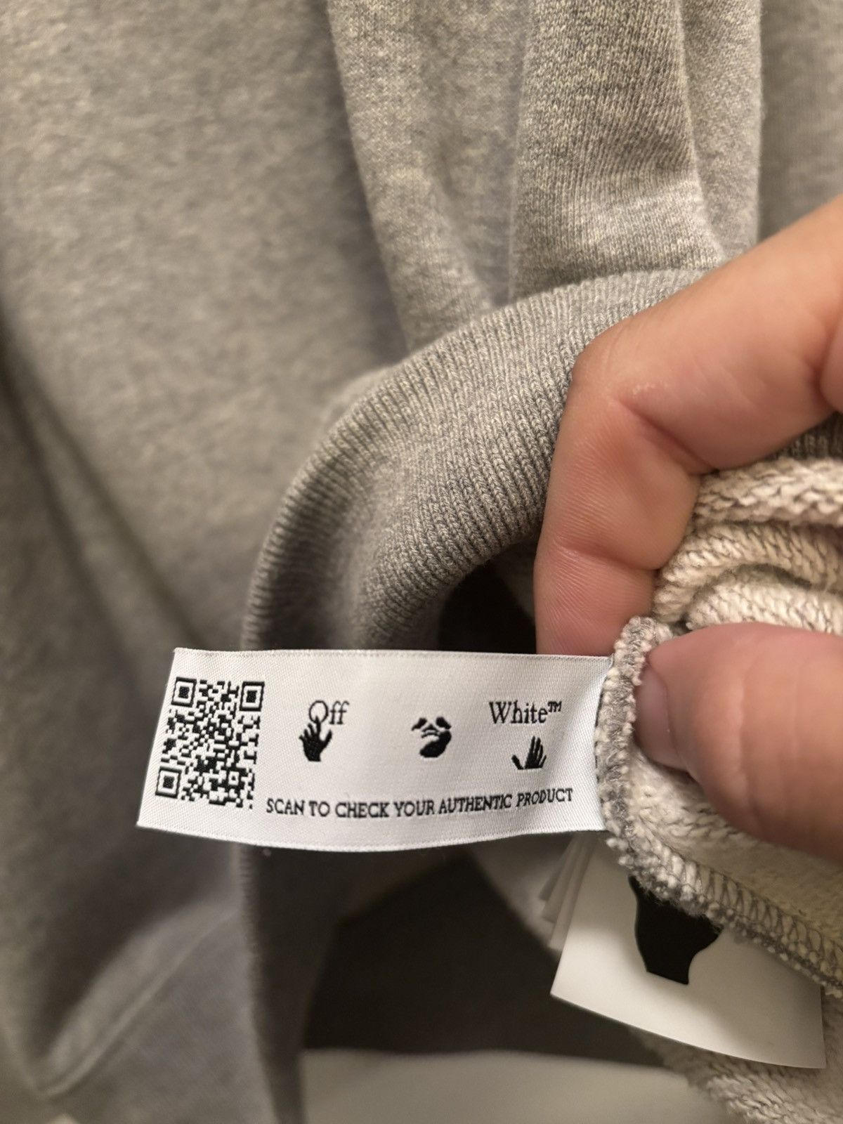 Off-White VIRGIL ABLOH CREWNECK SWEATER Size US XL / EU 56 / 4 - 8 Thumbnail