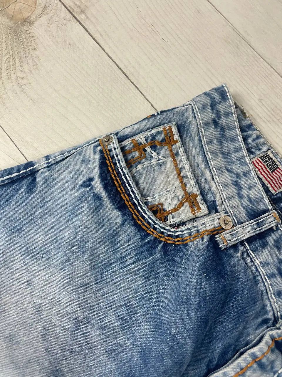 True Religion Vintage True Religion Logan Super T Denim Jeans Baggy 90s Size US 34 / EU 50 - 6 Thumbnail