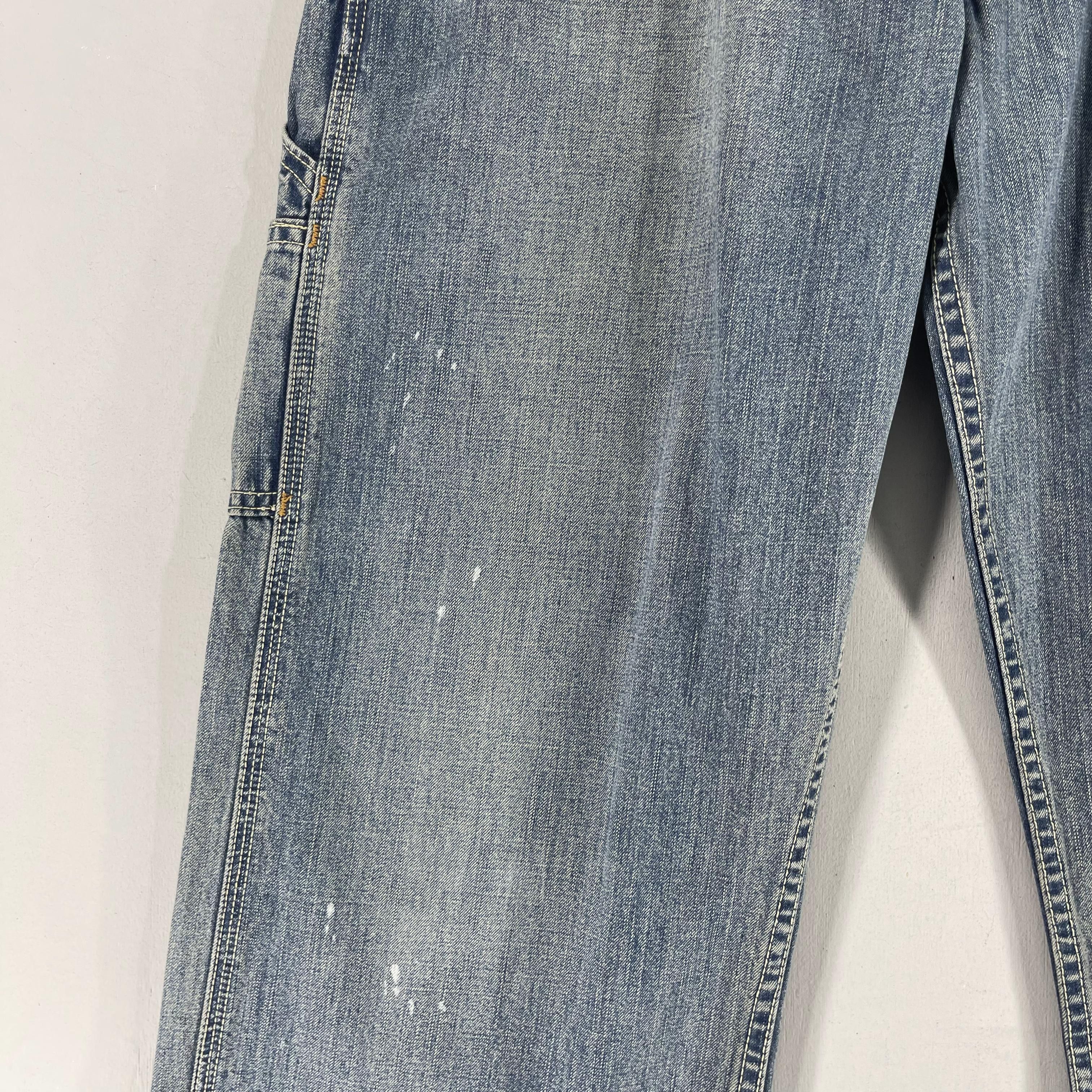 Levi's Size 34 Levis Carpenter Loose Straight Distressed Jeans Size US 34 / EU 50 - 3 Thumbnail
