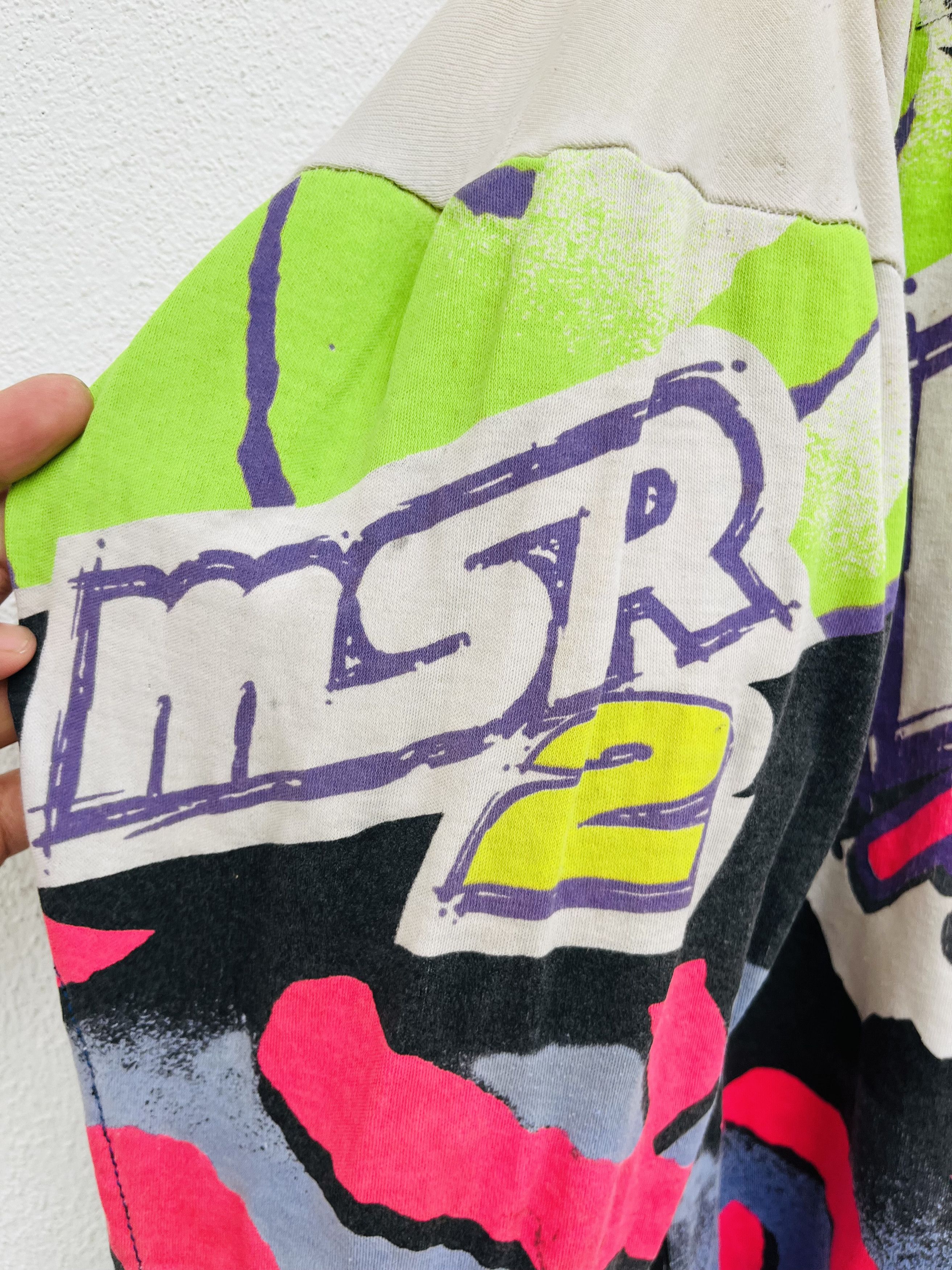Japanese Brand Vintage MSR Racing Motorcross Fashion Style Size US L / EU 52-54 / 3 - 8 Thumbnail