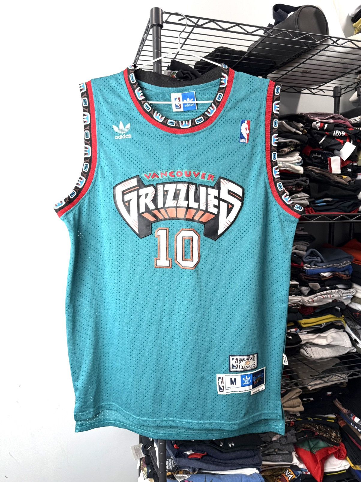 Adidas Grizzlies Bibby NBA Basketball Jersey Hype