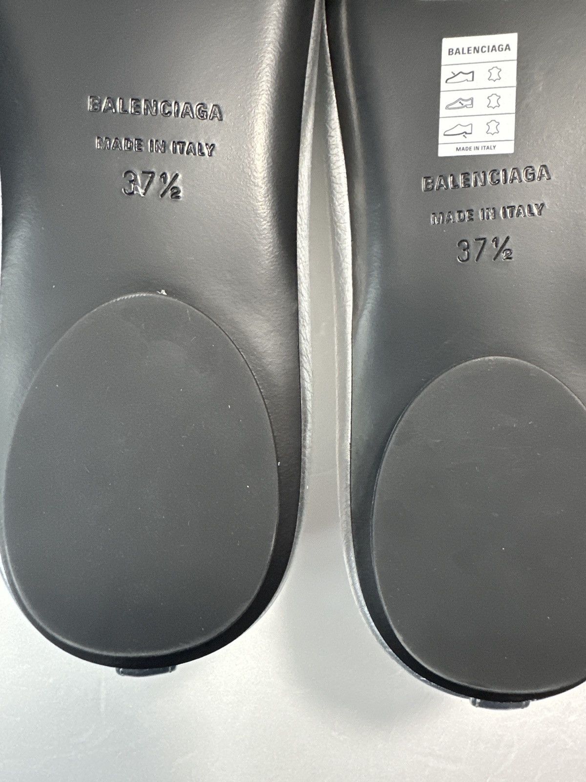 Balenciaga Balenciaga Fetish Metallic Ballerina Flat Size US 7.5 / IT 37.5 - 15 Thumbnail