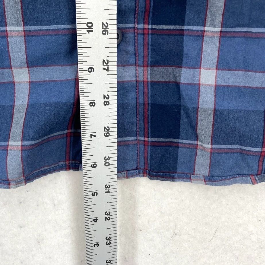 Mountain Hardwear Mountain Hardwear Button-Up Long Sleeve Shirt Mens L Blue Plaid Outdoor Camp Size US L / EU 52-54 / 3 - 7 Thumbnail