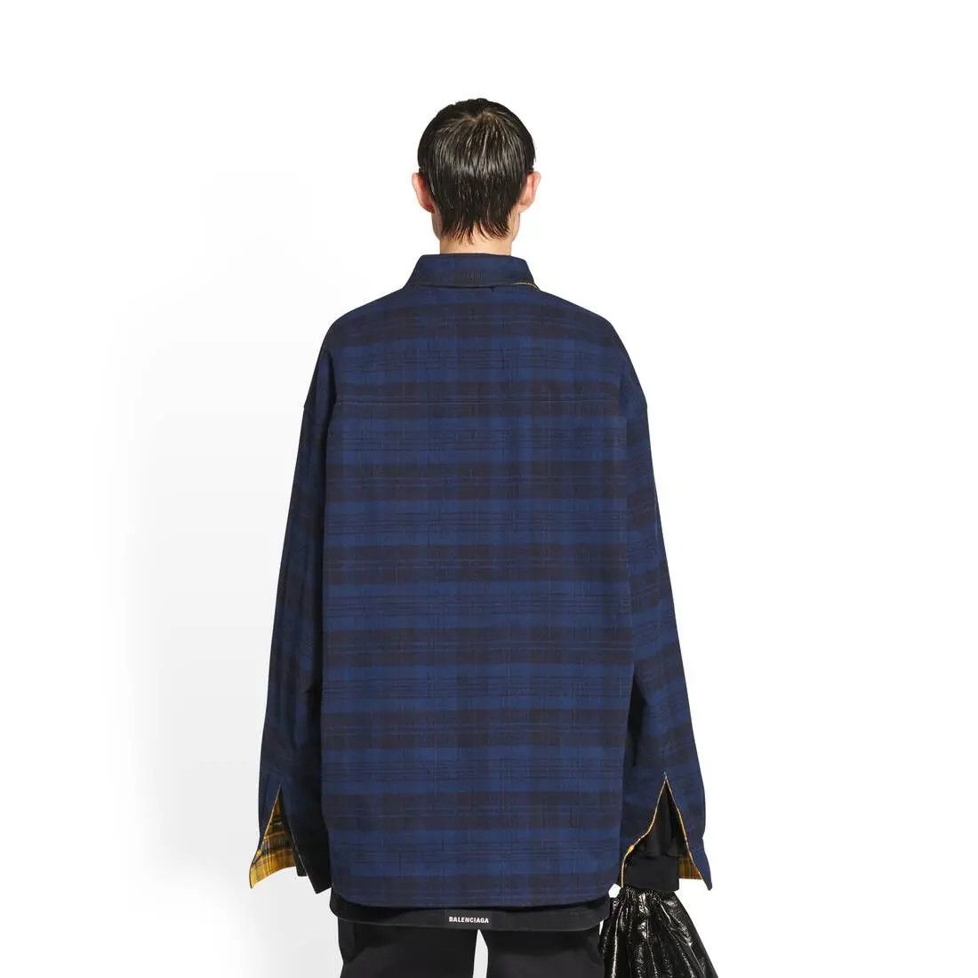 Balenciaga o1w1db10425 Reversible Shirt in Multicolor Size US S / EU 44-46 / 1 - 9 Thumbnail
