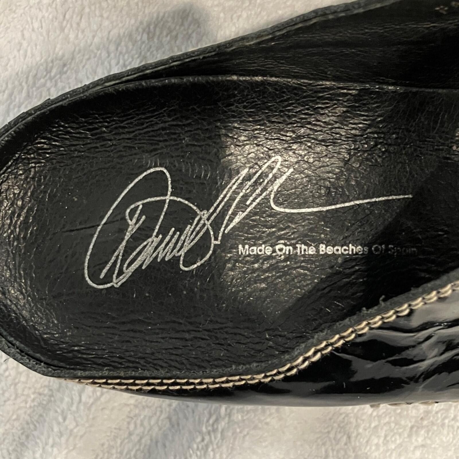 Other Donald J. Pliner Black Patent Leather Flats Size US 8 / IT 38 - 2 Thumbnail