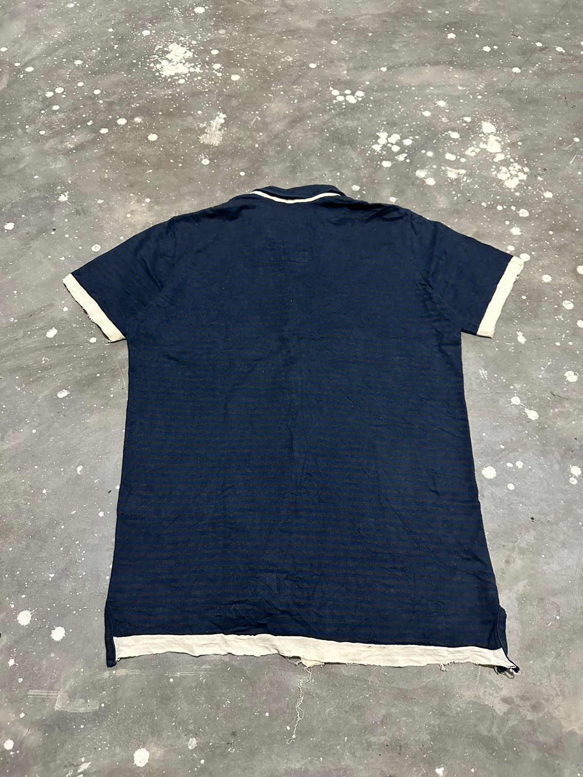 Yohji Yamamoto 🔥Ys Yohji Yamamoto Asymmetric Cotton Shirt distressed Hem Size US S / EU 44-46 / 1 - 6 Thumbnail