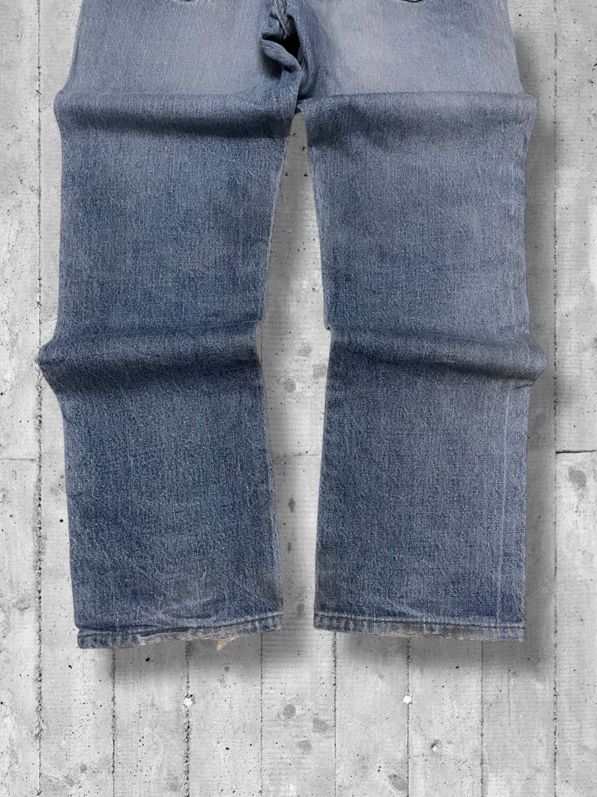 Designer × Edwin × Vintage Vintage 1990s Japan Designer Edwin 503 Distressed Blue Denim Size US 32 / EU 48 - 9 Thumbnail