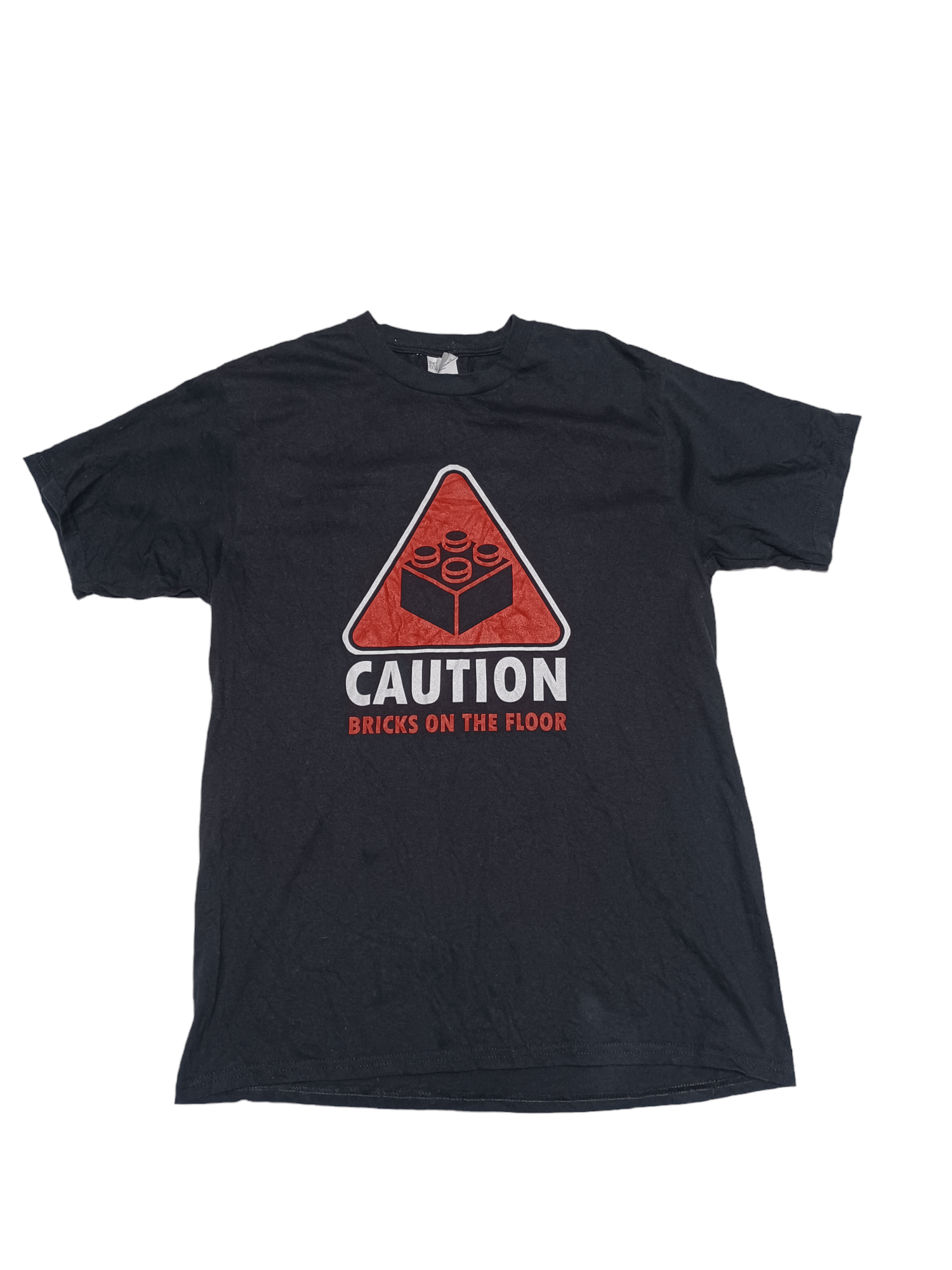 LEGO CAUTION BRICKS ON THE FLOOR VINTAGE LEGO HONDURAS TEE Size US M / EU 48-50 / 2 - 1 Thumbnail