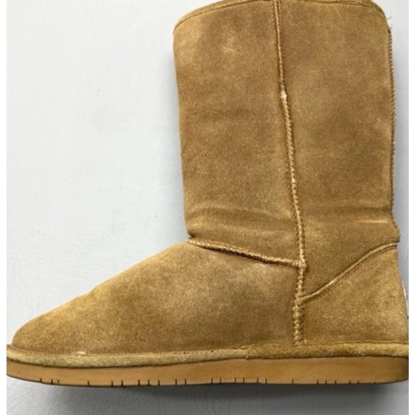Vintage Bear paw Emma Tall Suede Leather Boot Women 9 Brown Granolagirl Western Bohemian Size US 9 / IT 39 - 4 Thumbnail