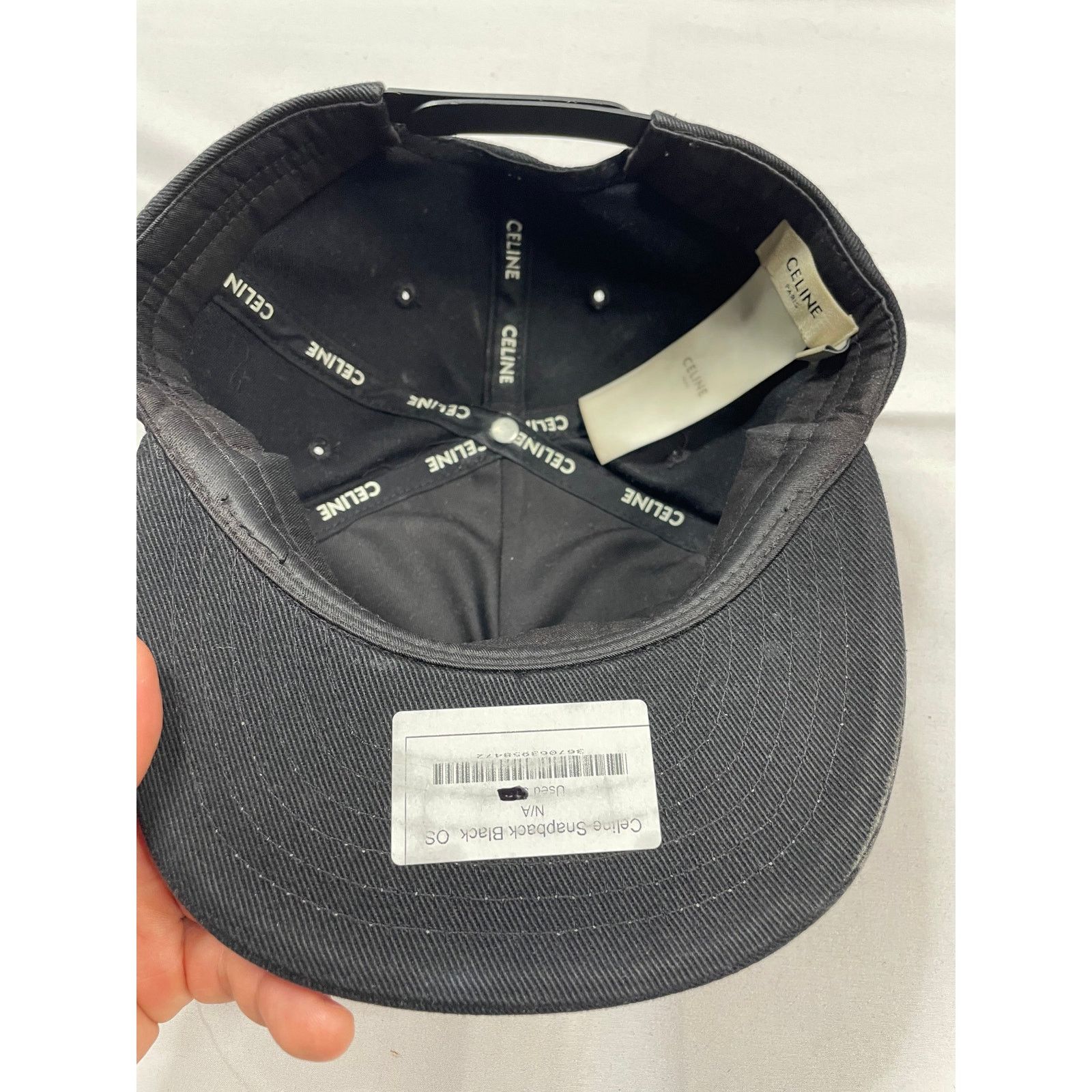 Celine Celine Snapback Black OS Size ONE SIZE - 3 Thumbnail