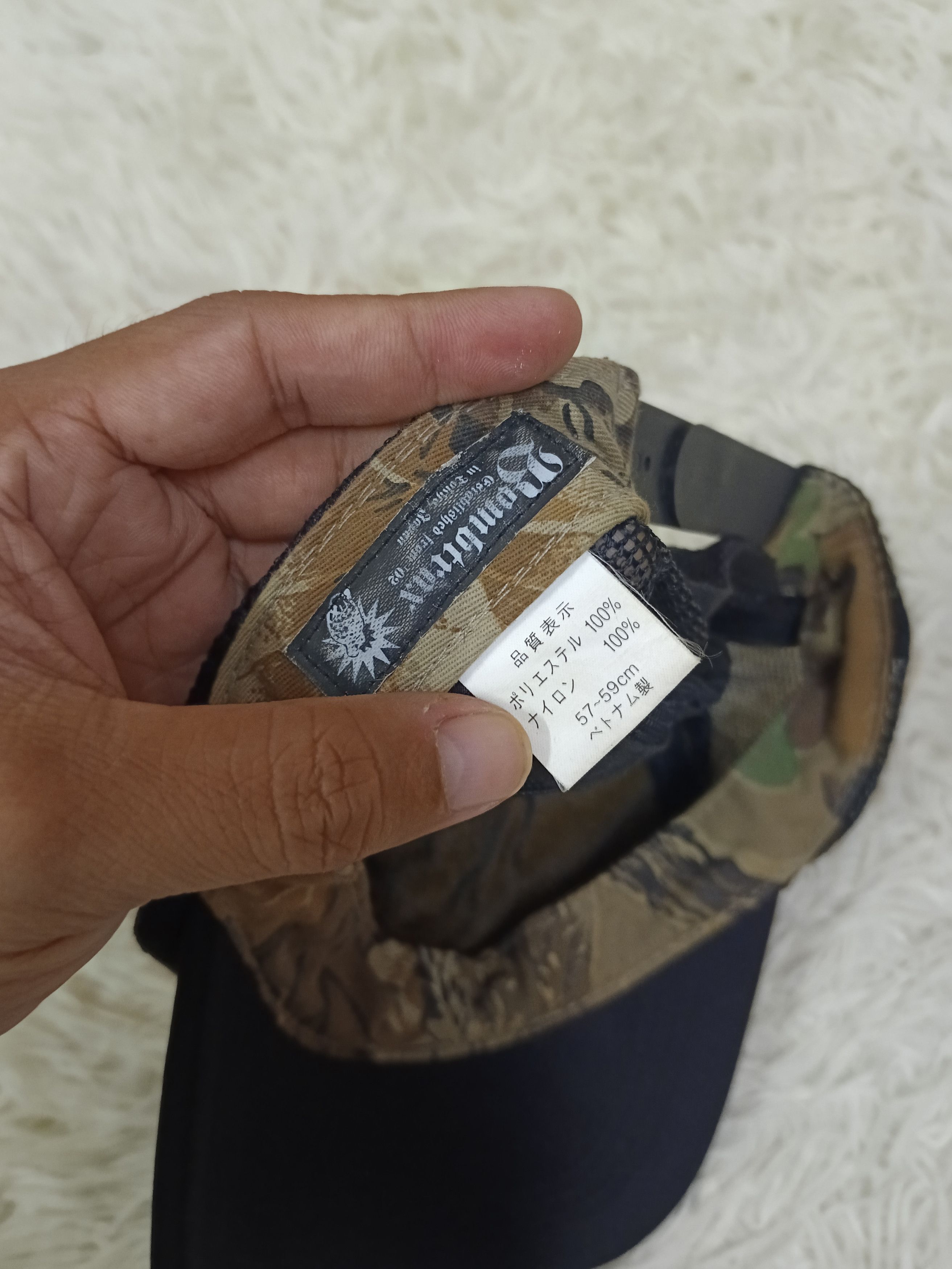 Japanese Brand BOMBTRAX SWAROVSKI GUN CROSSBONE HEAVEN&HELL HAT Size ONE SIZE - 7 Thumbnail