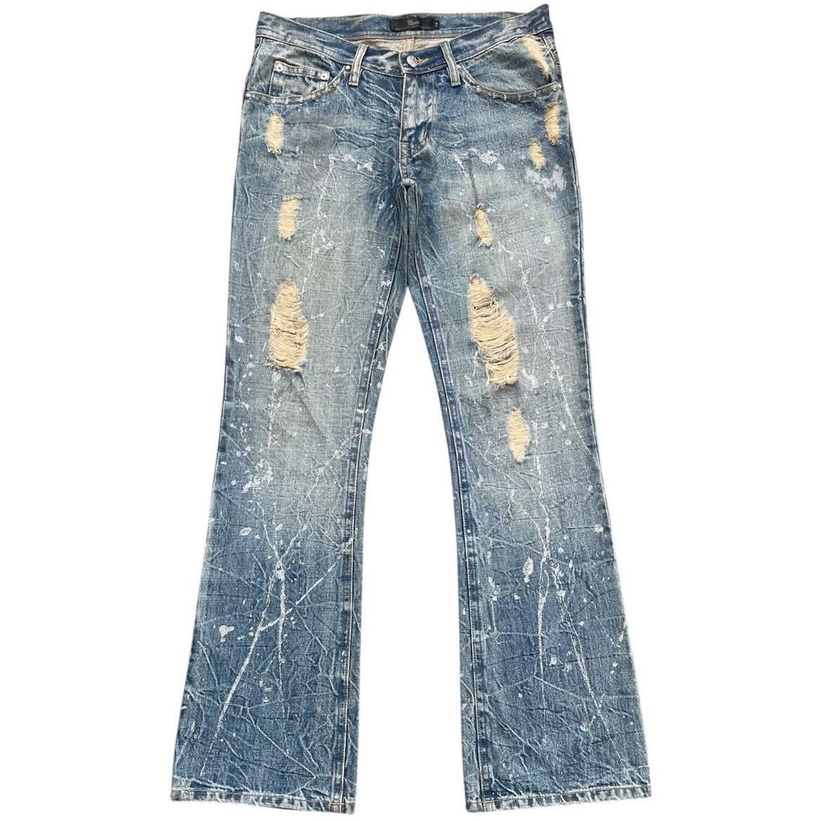Hysteric Glamour 2000s Archival Ifsixwasnine Kmrii Flare Jeans y2k lgb Size US 33 - 1 Thumbnail