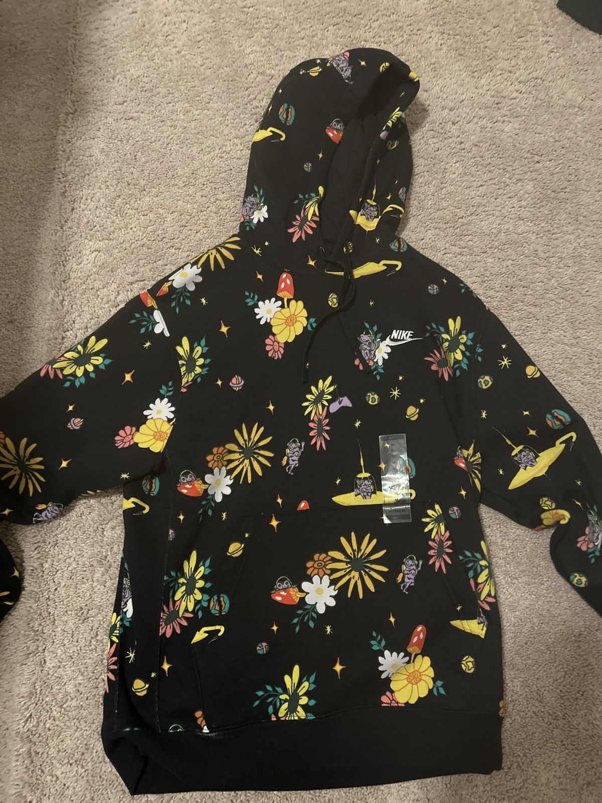 Nike Black Nike Hoodie with Tag Size US M / EU 48-50 / 2 - 1 Thumbnail
