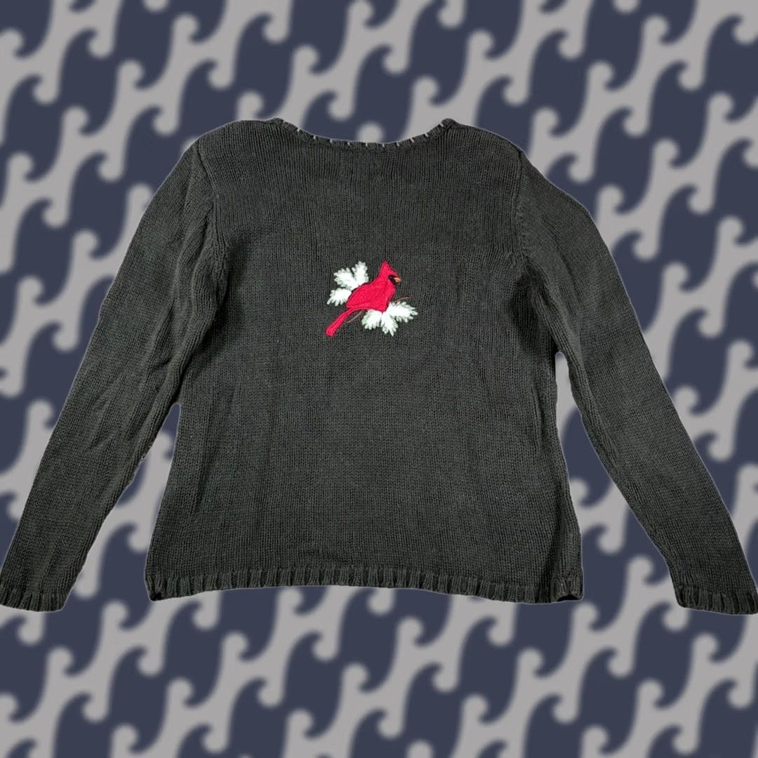 Vintage Christopher & Banks Womens Cardigan? Wait: Use original words only. Size L / US 10 / IT 46 - 1 Thumbnail