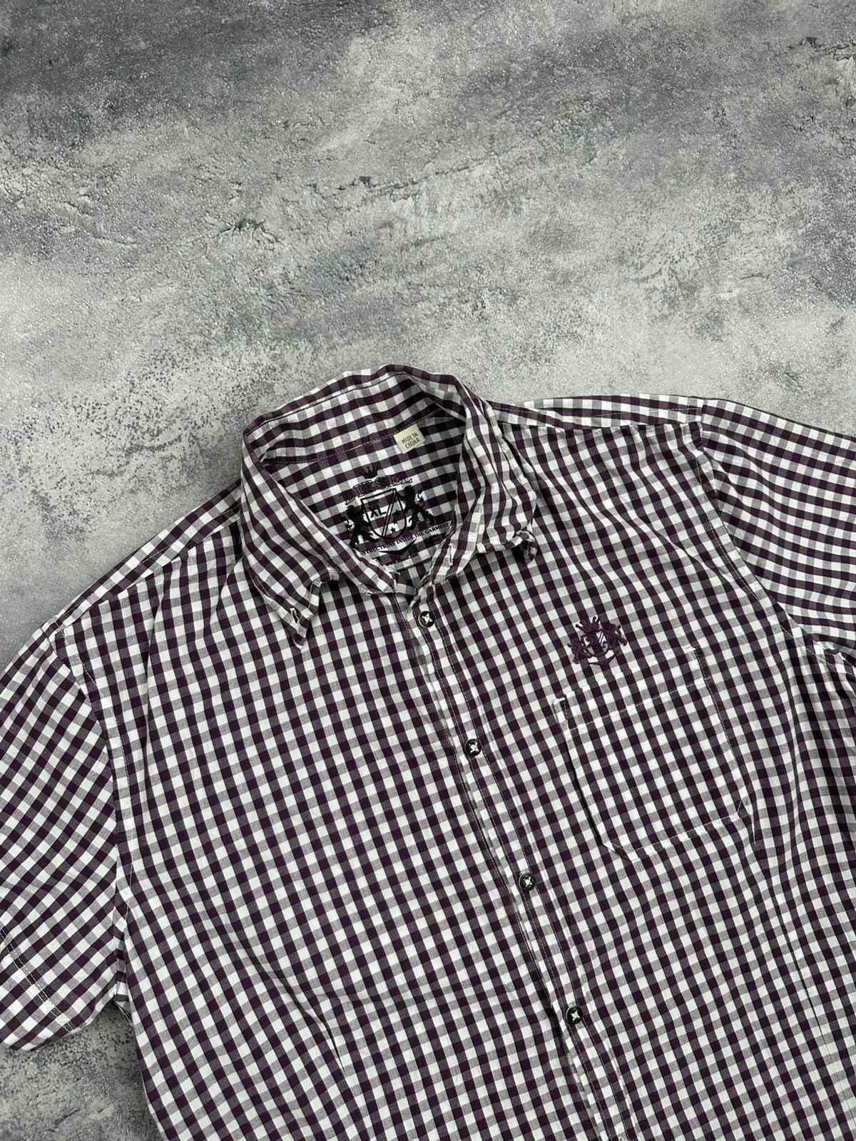 Diesel Vintage Diesel Button Up Short Sleeve Shirt Y2K Checkered Size US XL / EU 56 / 4 - 6 Thumbnail