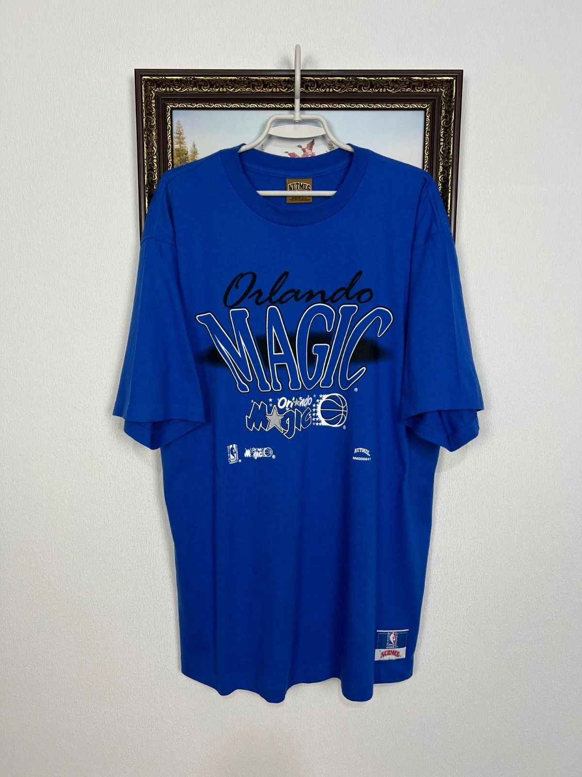 Nutmeg Vintage 90's Nutmeg Orlando Magic NBA Shirt Jersey Tee Size US XL / EU 56 / 4 - 1 Thumbnail