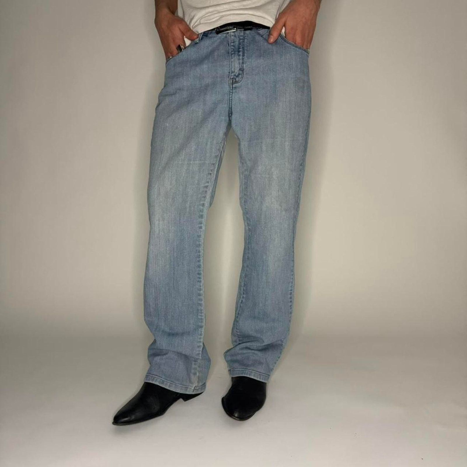 Lee × Vintage vintage 2000s flared lightwash lee y2k bootcut jeans Size 32" / US 10 / IT 46 - 1 Thumbnail