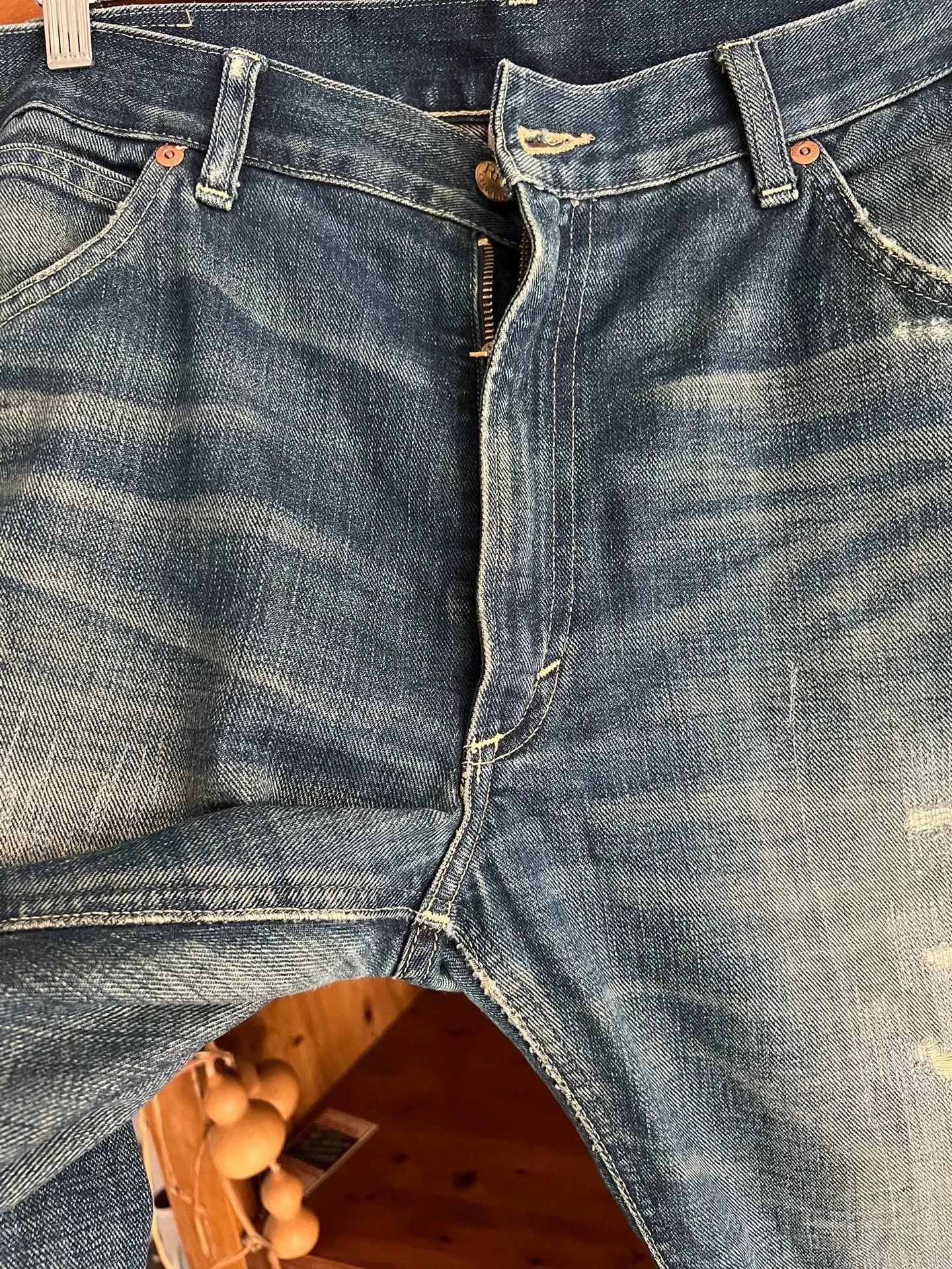 RRL Ralph Lauren RRL Double RL Distressed Washed Jeans Size US 28 / EU 44 - 5 Thumbnail