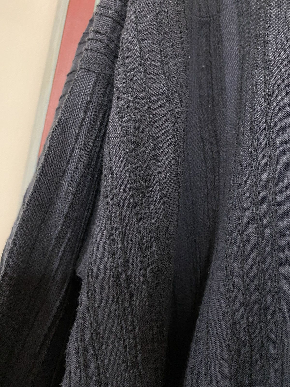 Issey Miyake Plantation Issey Miyake Black Haori Kimono Jacket Size US M / EU 48-50 / 2 - 9 Thumbnail