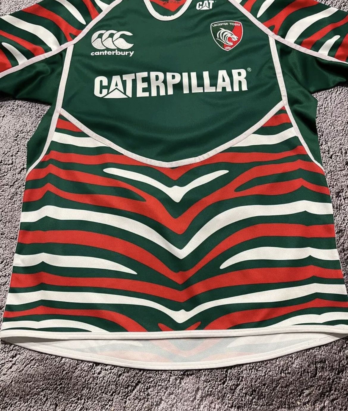Canterbury of New Zealand Official Canterbury CAT Caterpillar Leicester Tigers Rugby Size US L / EU 52-54 / 3 - 5 Thumbnail