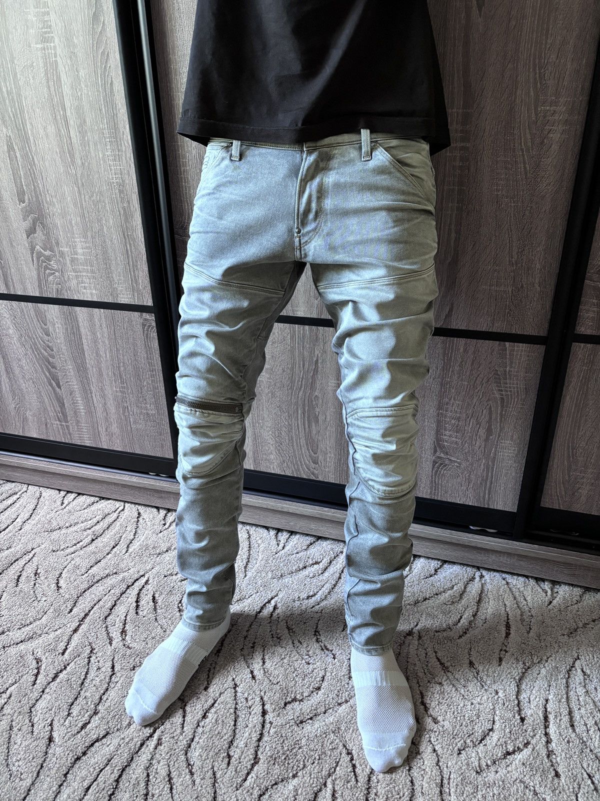 G Star Raw × Gstar G-Star raw jeans 5620 3D zip Knee super