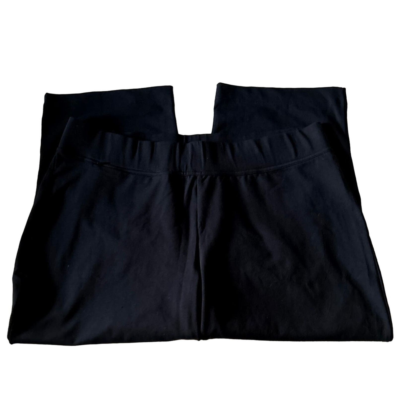 Lands' End Lands End Womens Black Starfish Crop Pants XS Size 40" / US 18 - 4 Thumbnail