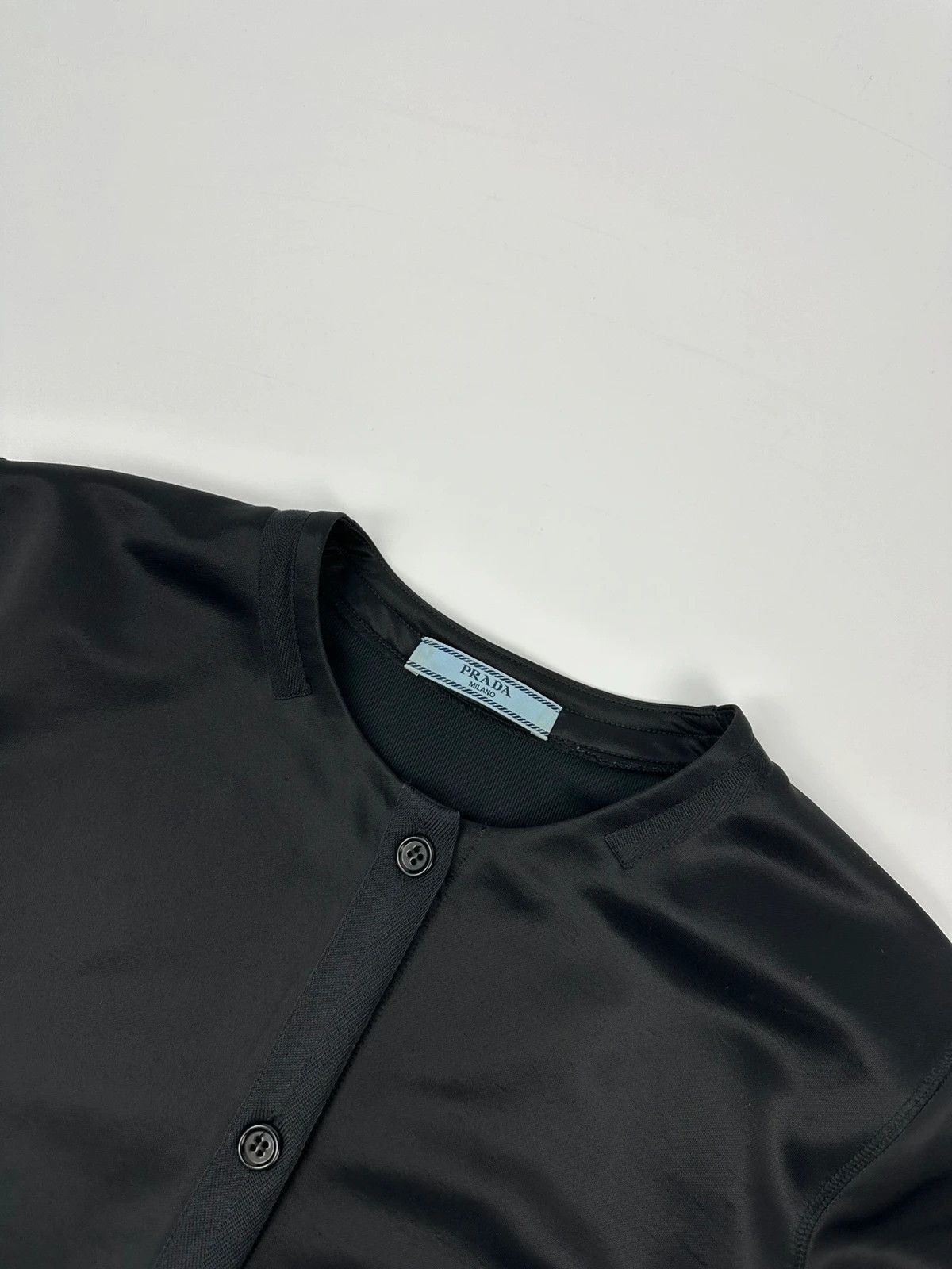 Prada Prada Milano SS2010 Silk Button Up jacket Size L / US 10 / IT 46 - 2 Thumbnail
