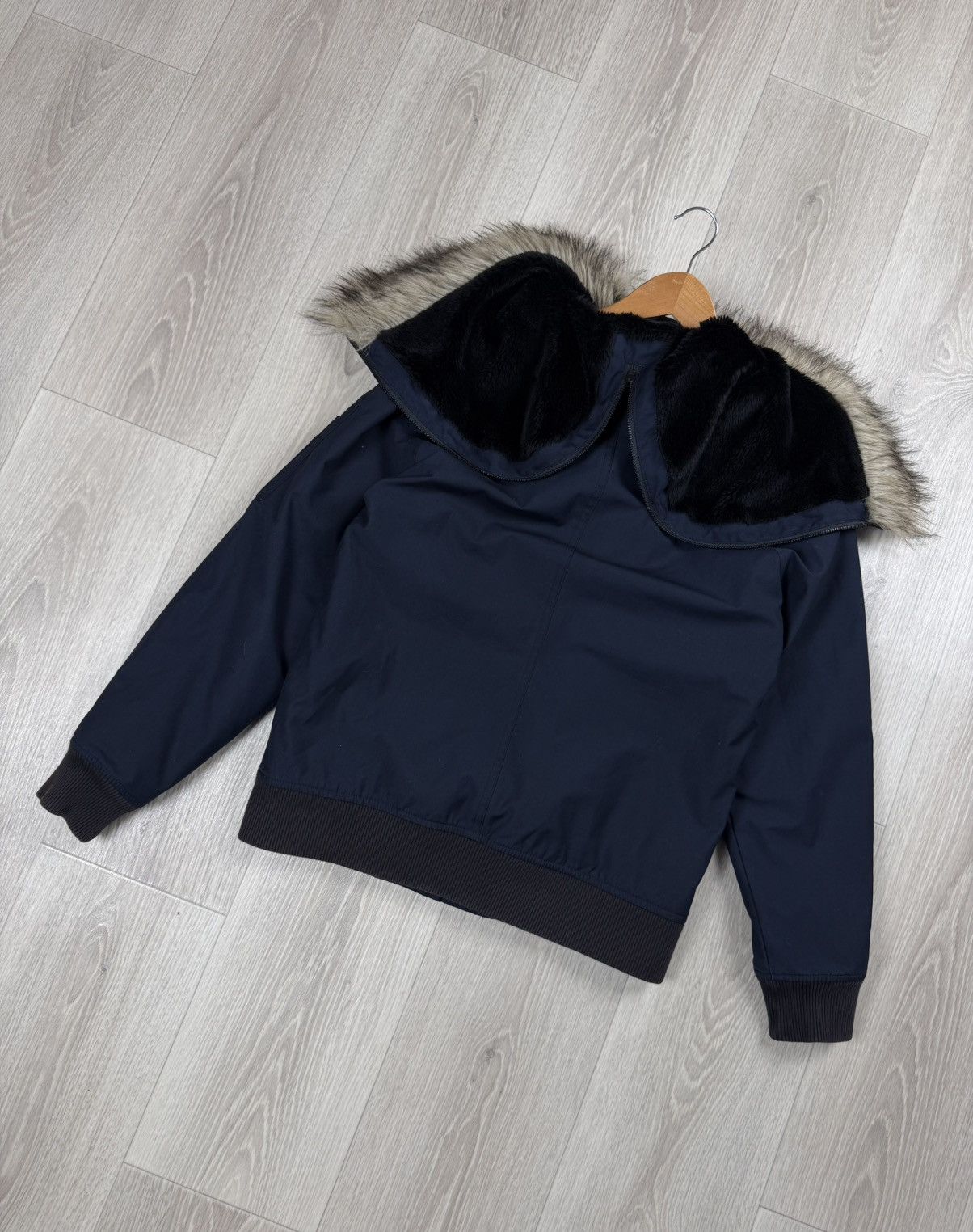 Fred Perry Fred Perry Women's Parker Jacket Navy Blue Size 8 Fur Hood Size M / US 6-8 / IT 42-44 - 10 Thumbnail
