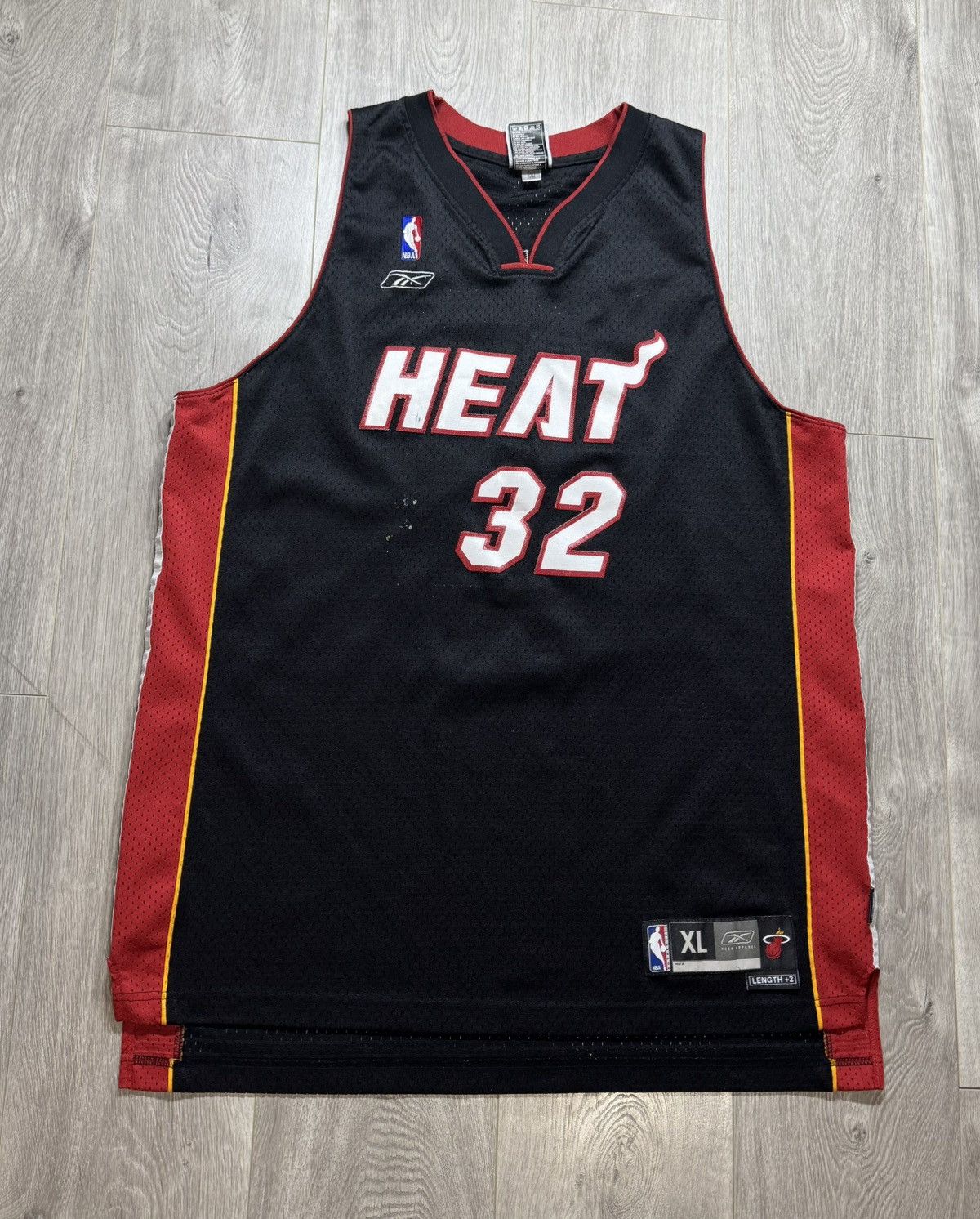 NBA × Reebok × Vintage Shaquille O'Neal Miami Heat Reebok Jersey Shaq VTG Size US XL / EU 56 / 4 - 1 Thumbnail