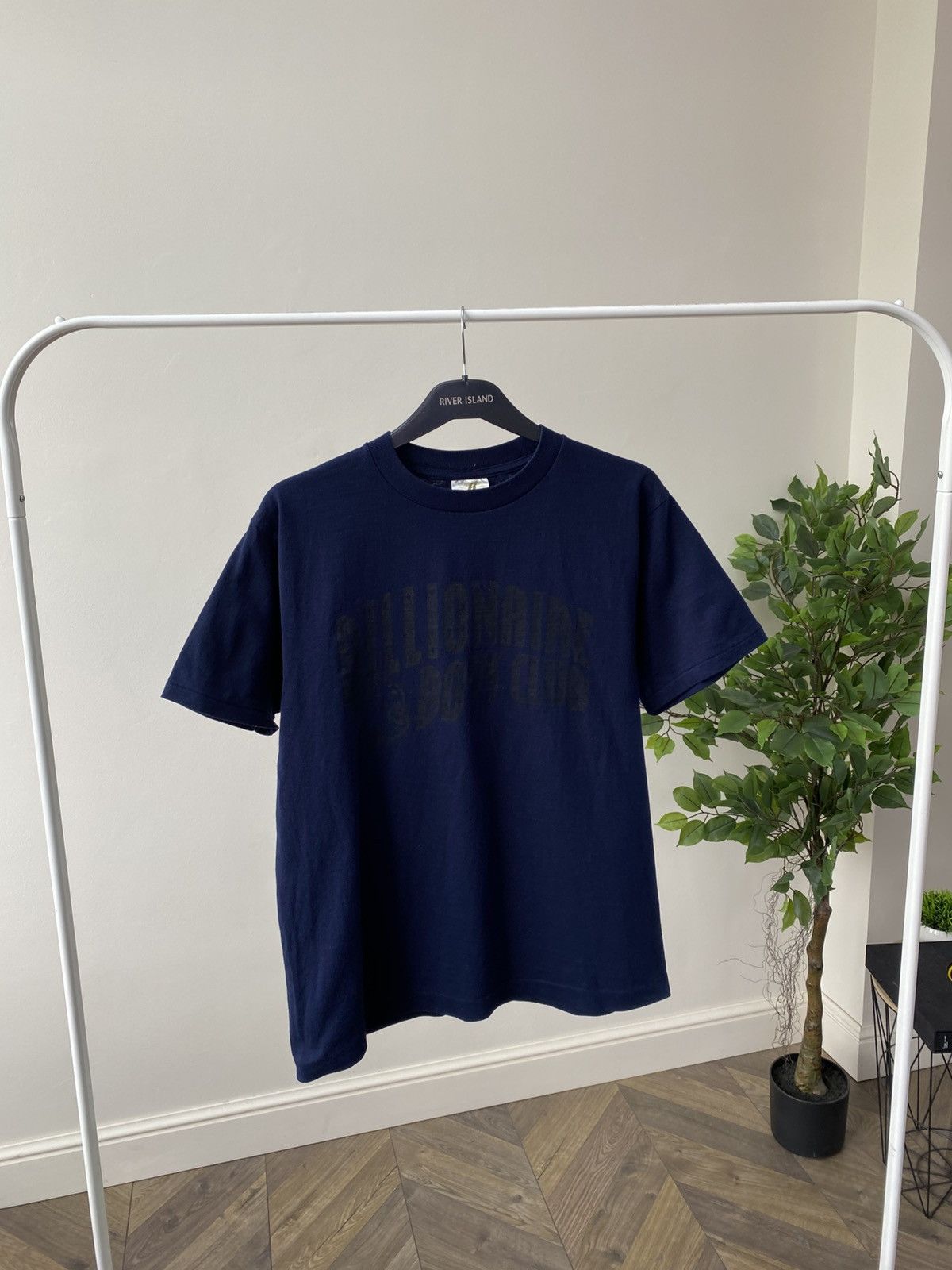 Billionaire Boys Club × Vintage Vintage Billionaire Boys Club Logo Denim Navy Tee Size US M / EU 48-50 / 2 - 3 Thumbnail
