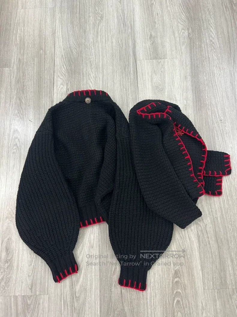 Vivienne Westwood Vivienne Westwood size 00 Black Knit Cardigan Size M / US 6-8 / IT 42-44 - 9 Thumbnail