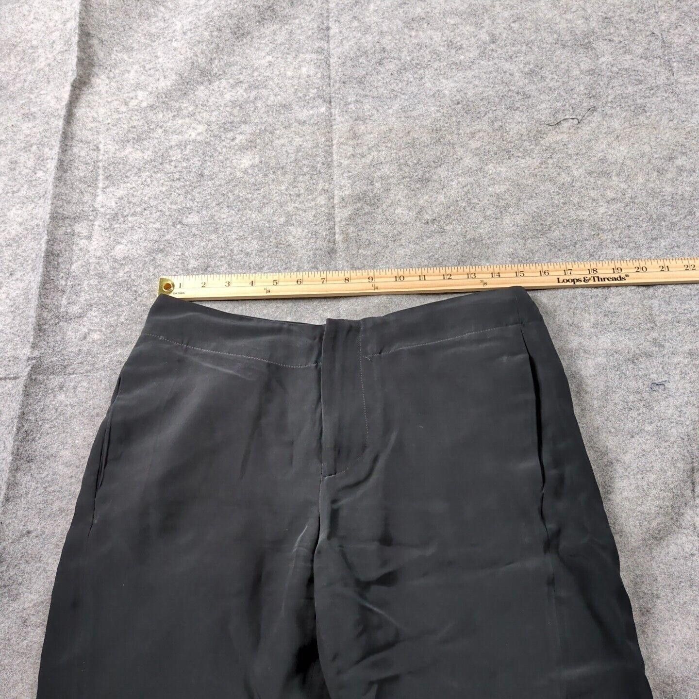 Marni Marni Pants Womens Size 40 Black Straight Leg Viscose Pants Size 30" / US 8 / IT 44 - 3 Thumbnail
