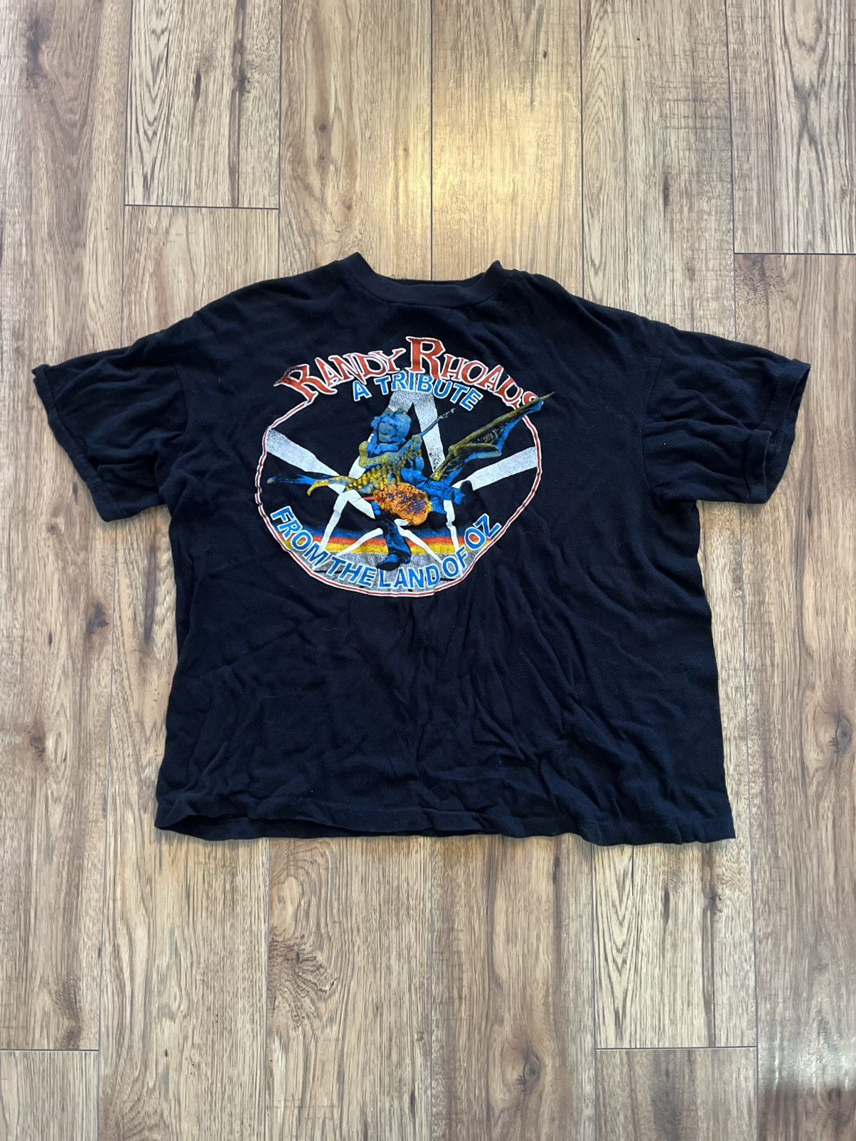 Band Tees 80’s Bootleg Ozzy Osbourne Randy Rhoads Tribute tee Size US S / EU 44-46 / 1 - 1 Thumbnail