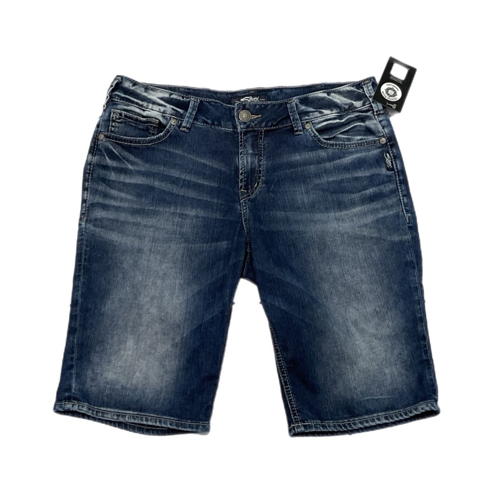 Silver Jeans Co. Women’s Silver Jean Shorts Blue Wash Size 32" / US 10 / IT 46 - 1 Thumbnail
