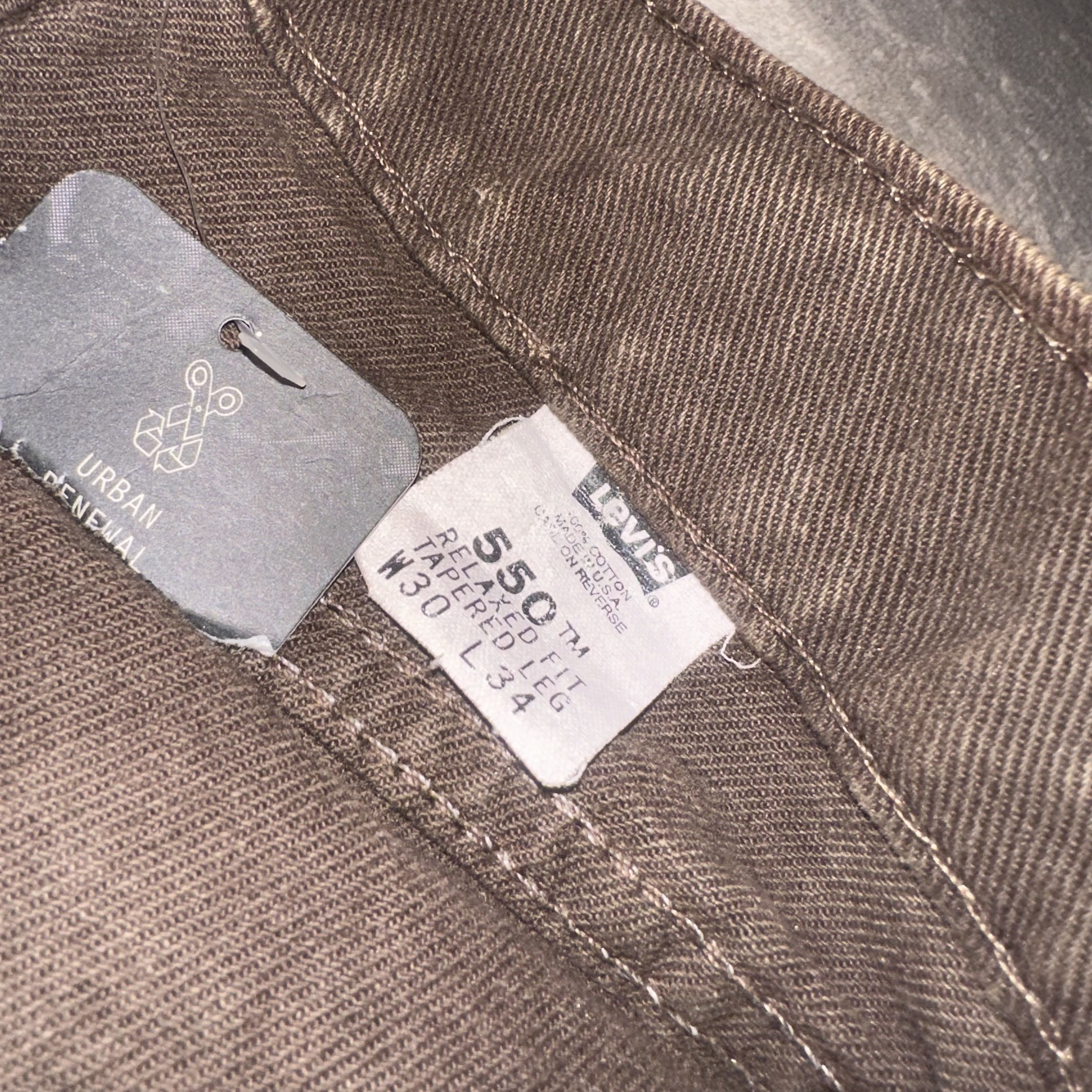 Levi's Vintage Levi's 550 Relaxed Fit Tapered Leg Jeans Size US 30 / EU 46 - 4 Thumbnail