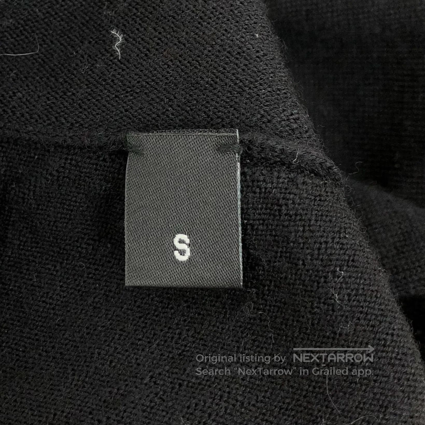 Givenchy Givenchy Black dog head badge embroidered wool round-neck Size S / US 4 / IT 40 - 6 Thumbnail