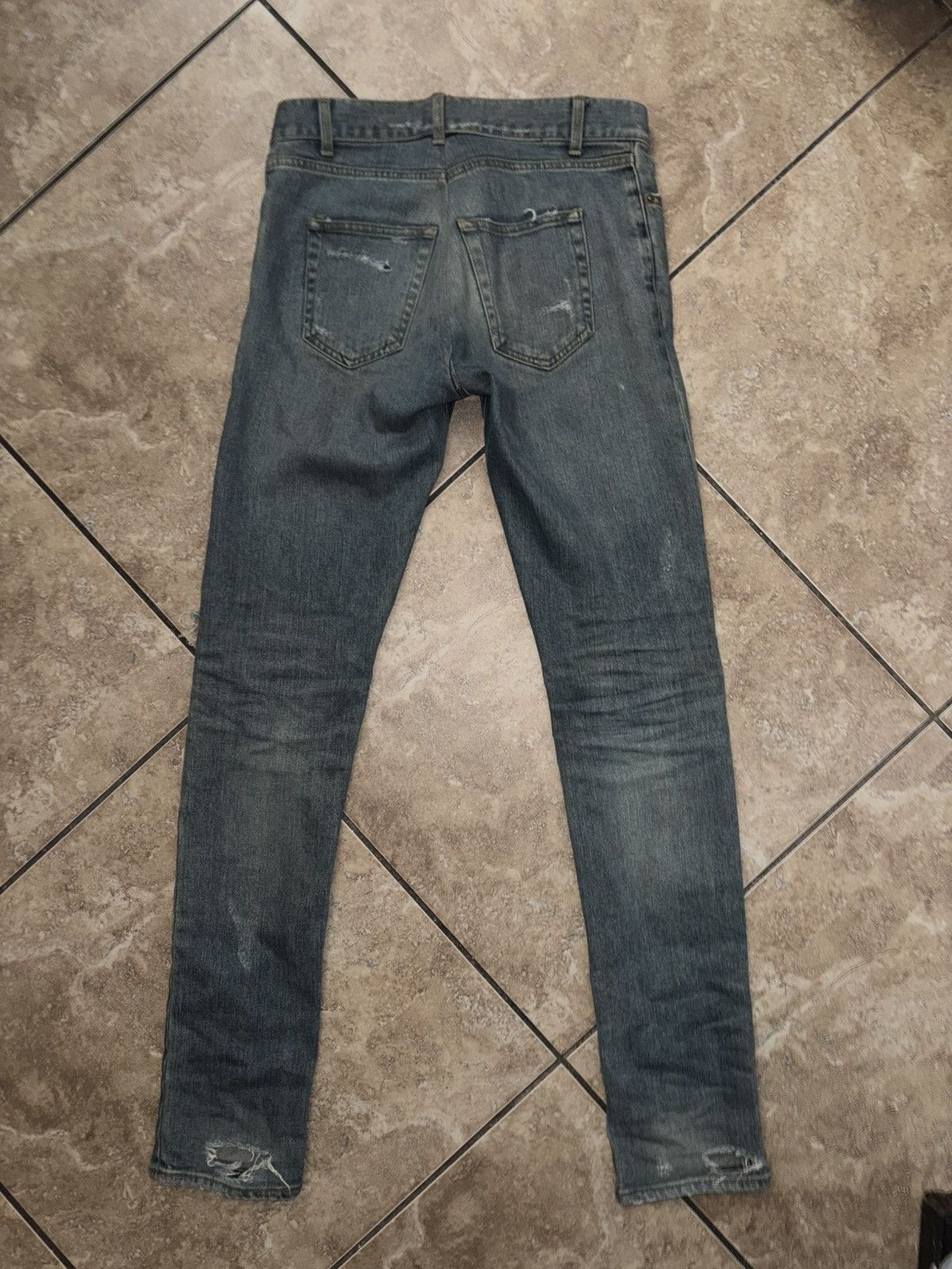 Saint Laurent Paris Saint Laurent Paris FW15 Crash Denim Size US 30 / EU 46 - 2 Thumbnail