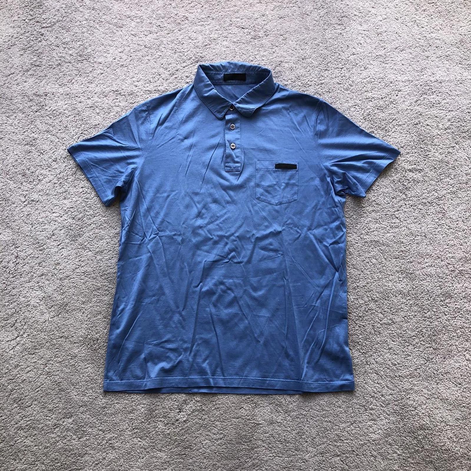 Prada Prada Pocket Polo Shirt Size US M / EU 48-50 / 2 - 1 Thumbnail